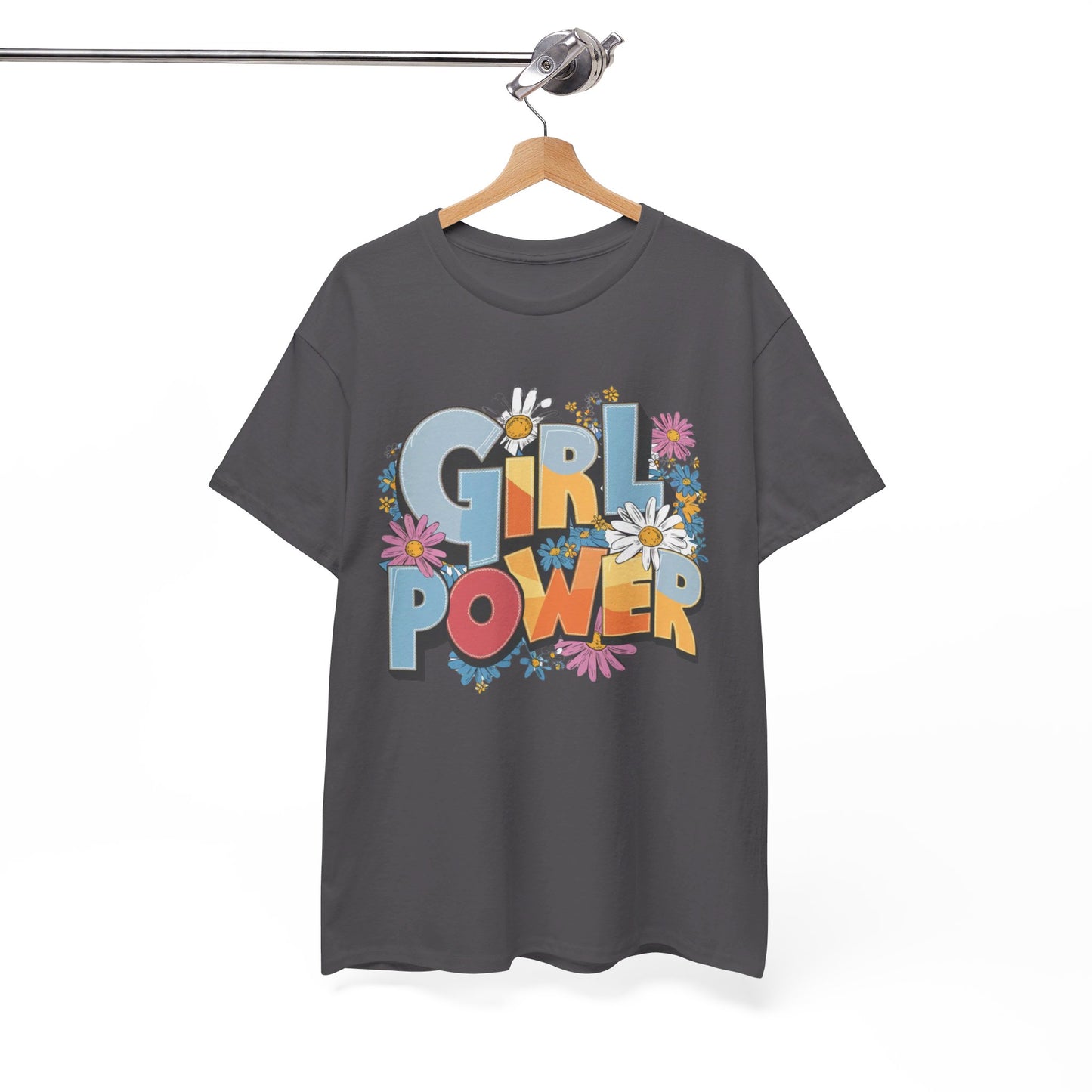 Girl Power Women Heavy Cotton Tee