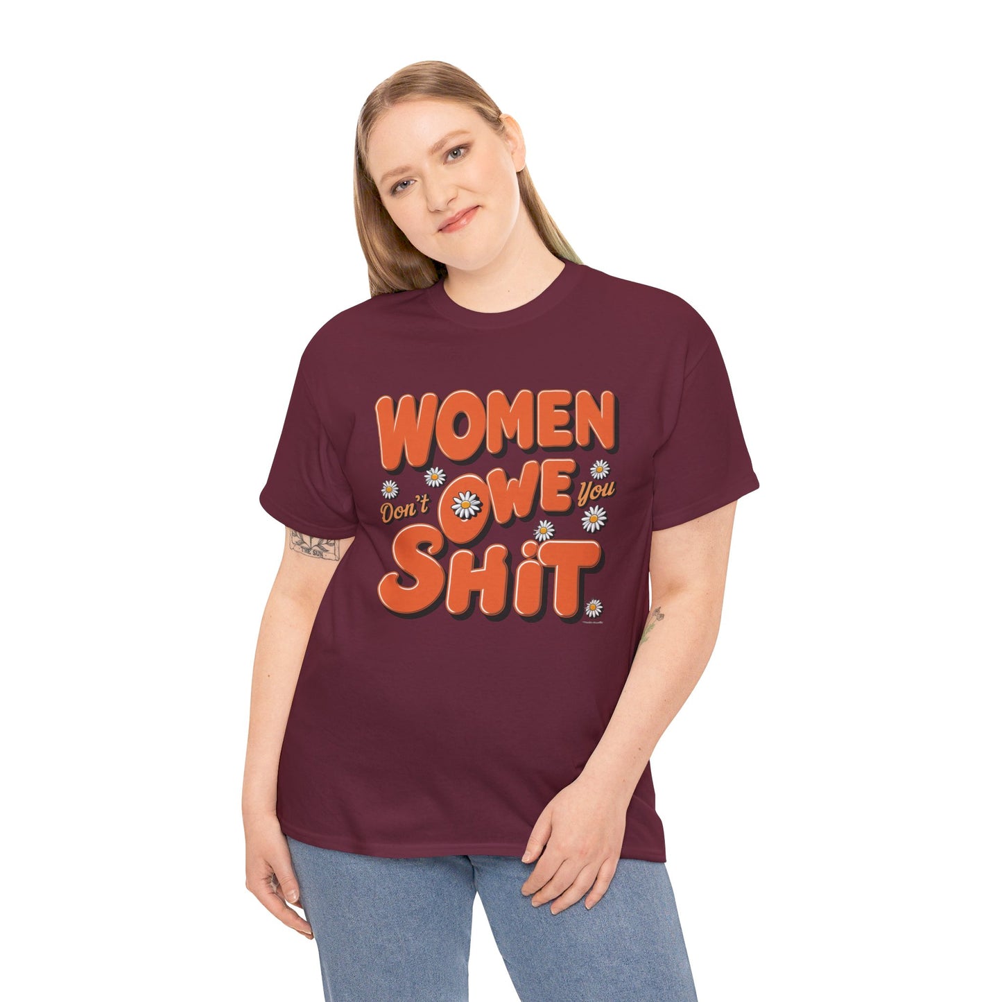 Women Don't Women Heavy Cotton Tee