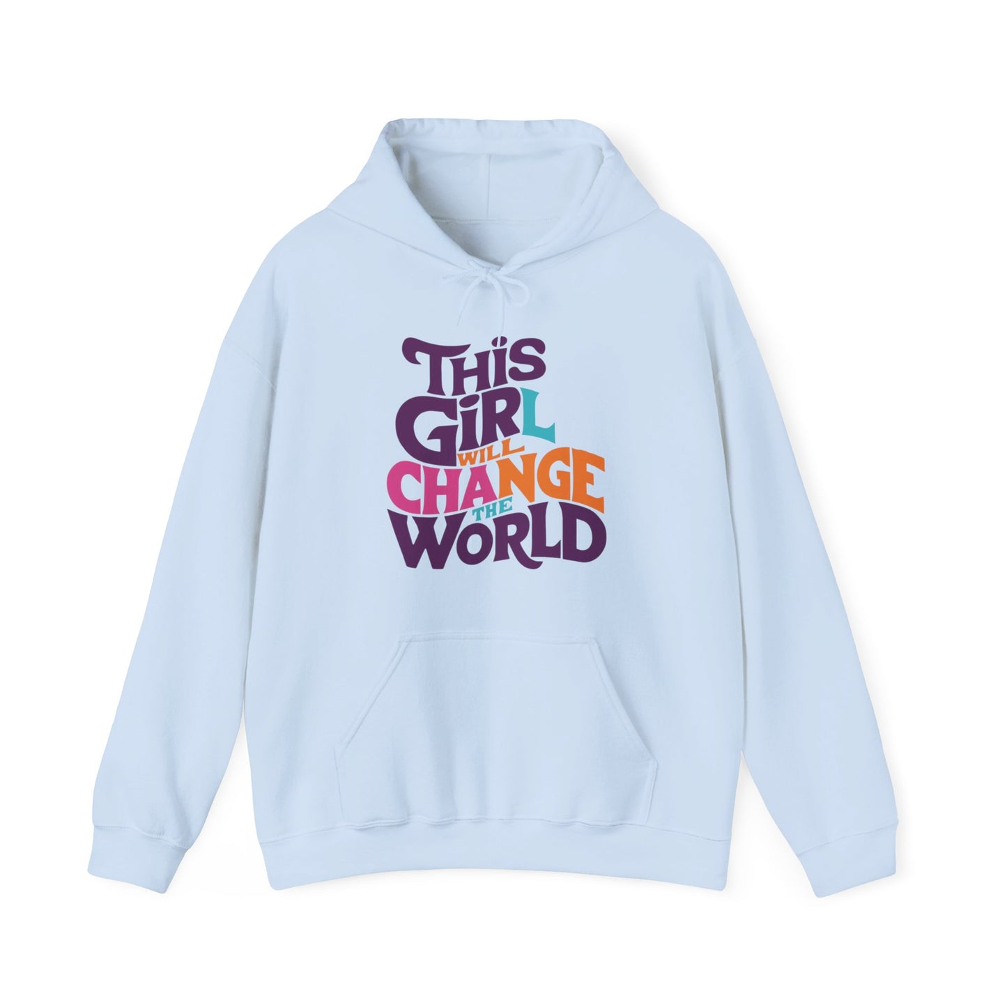 This Girl Will Change The World Unisex Heavy Blend™ Hooded Sweatshirt