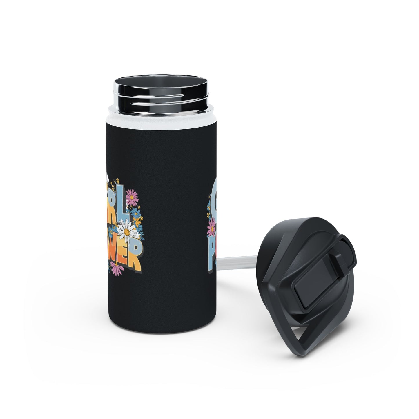 Copy of Girl Power Stainless Steel Water Bottle, Standard Lid