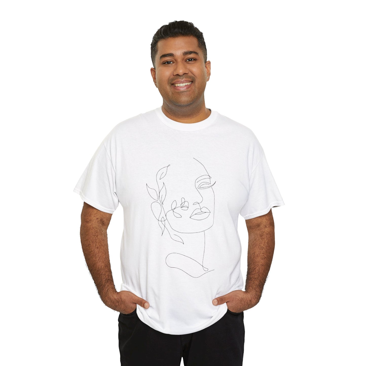 Women Artwork T Shirt with Hearts