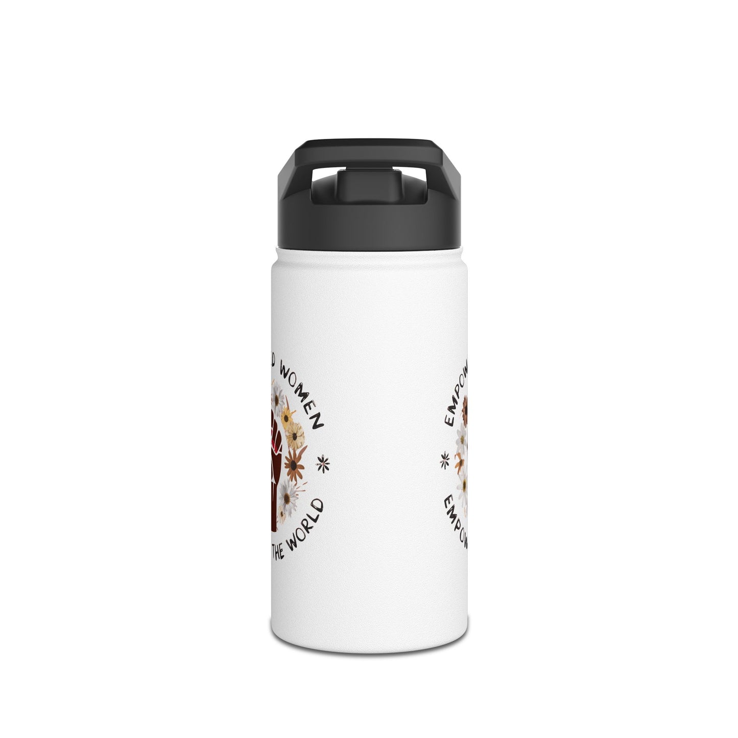 Empowered Women   Stainless Steel Water Bottle, Standard Lid
