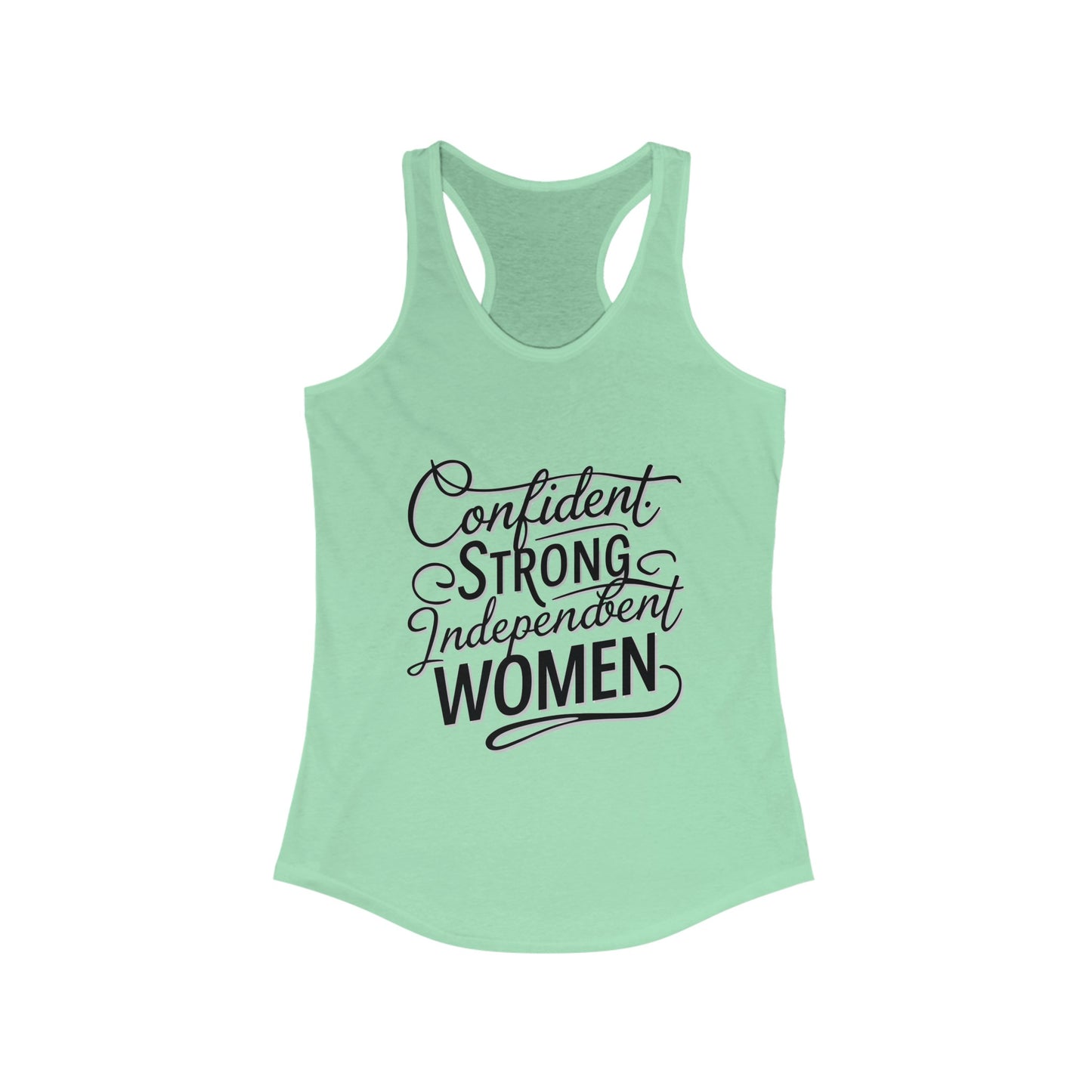 Confident strong Women's Ideal Racerback Tank
