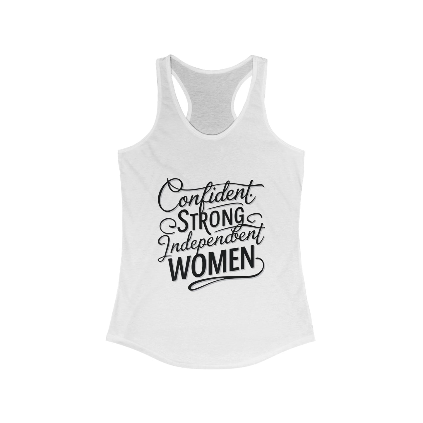 Confident strong Women's Ideal Racerback Tank