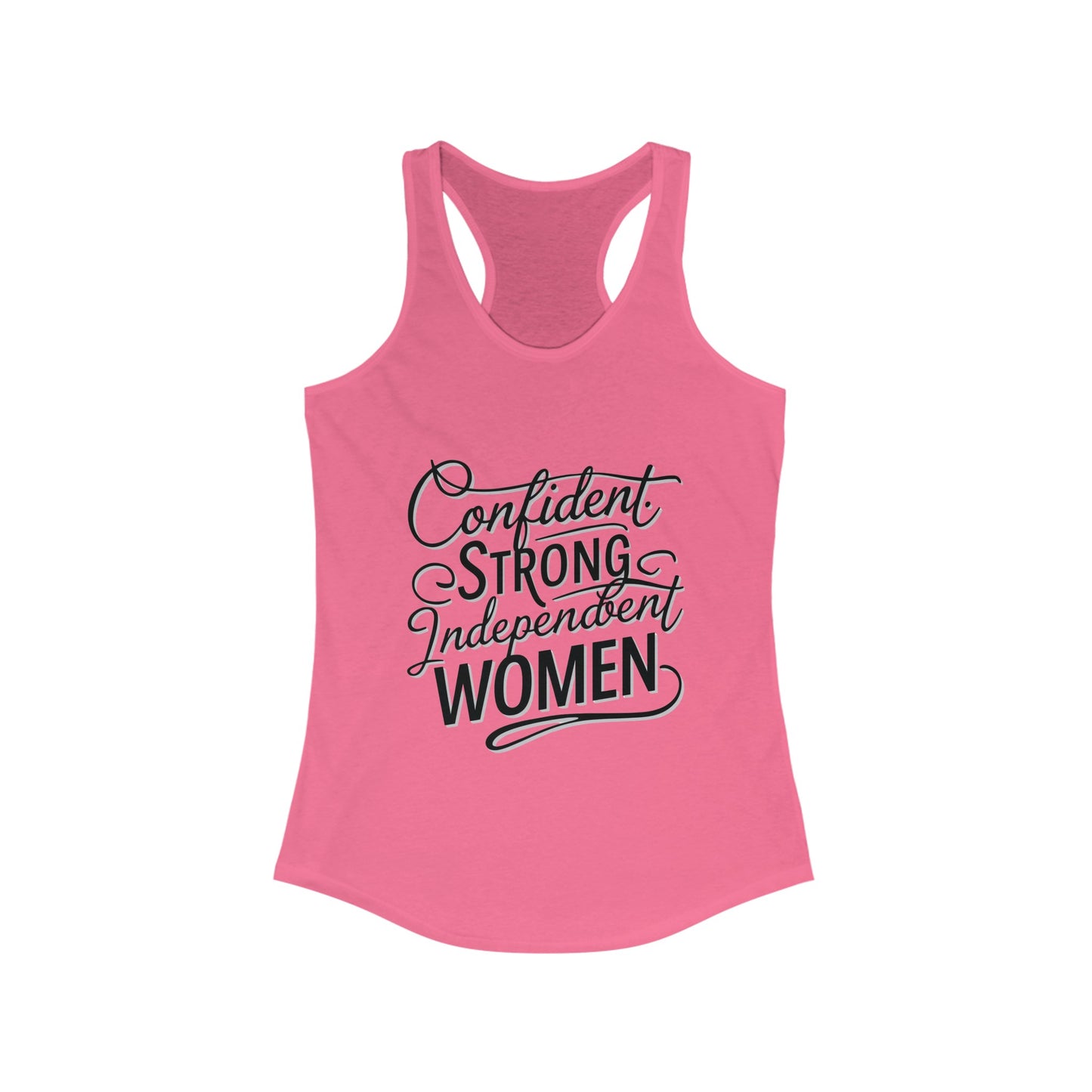 Confident strong Women's Ideal Racerback Tank