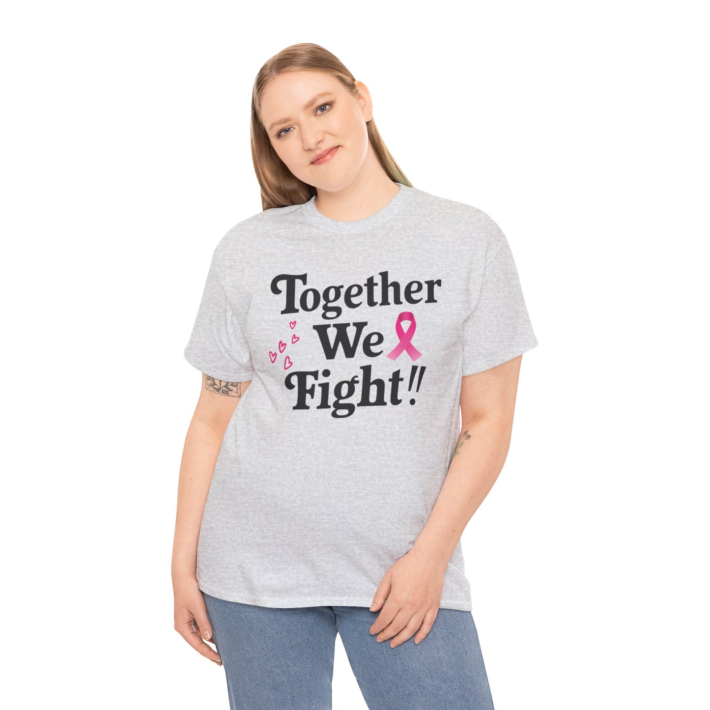 Together We Fight Unisex Heavy Cotton Tee