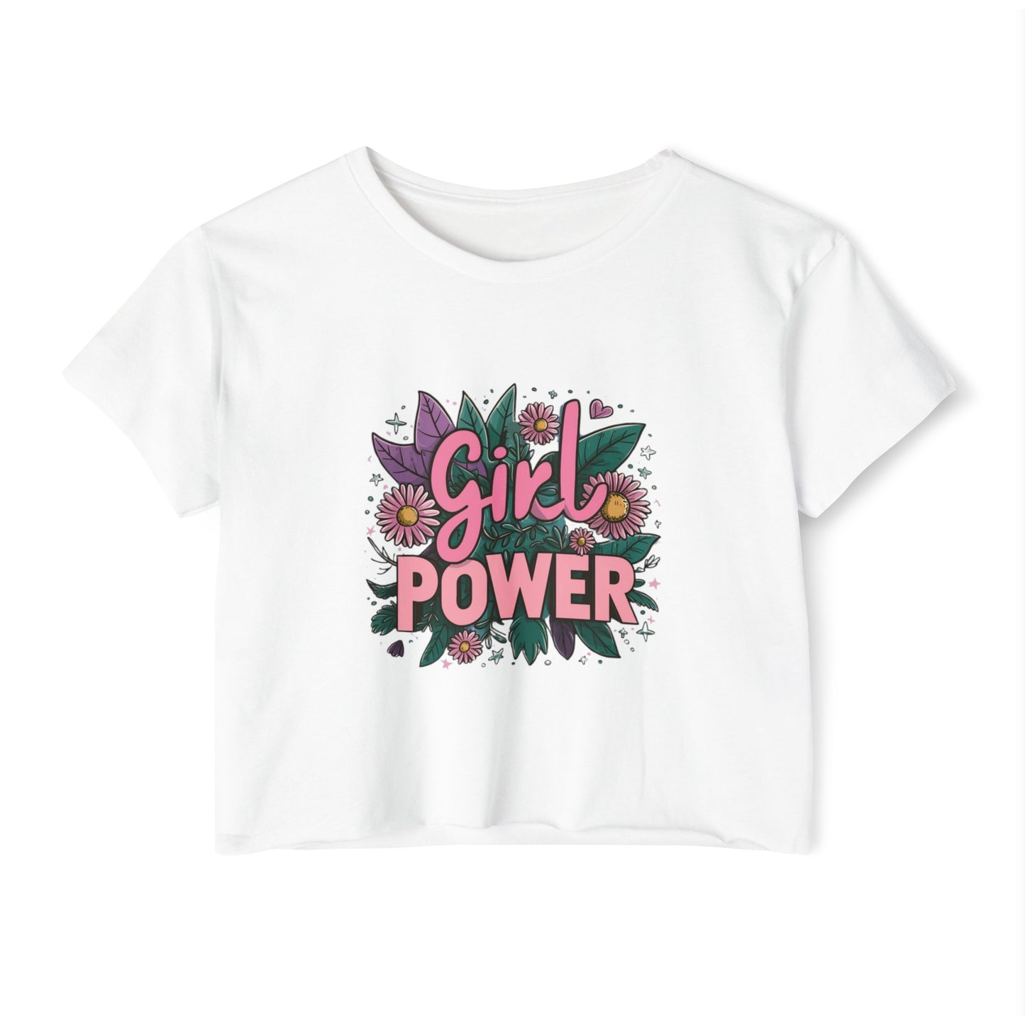 Girl Power Women's Festival Crop Top