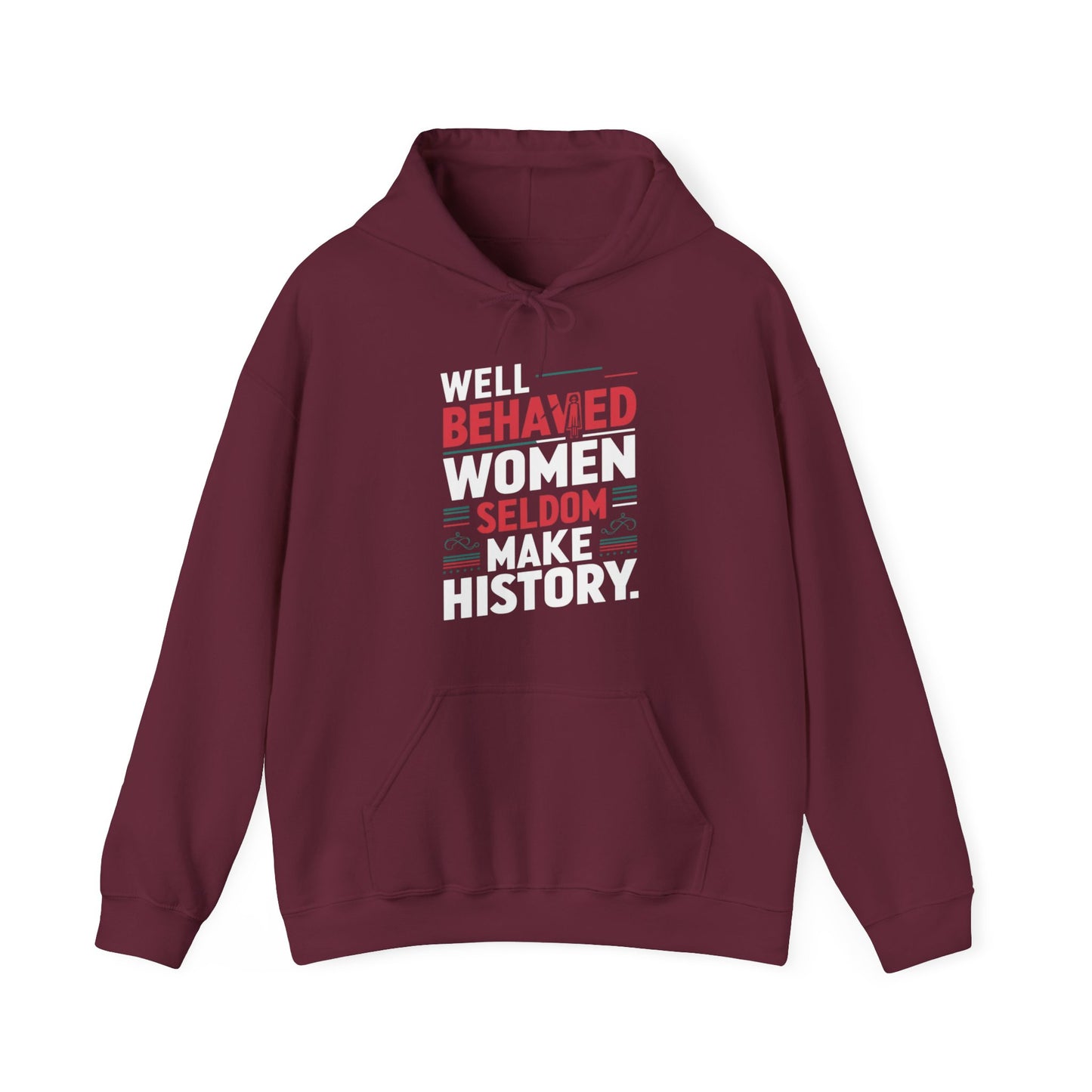 Well Behaved Printed Unisex Heavy Blend™ Hooded Sweatshirt