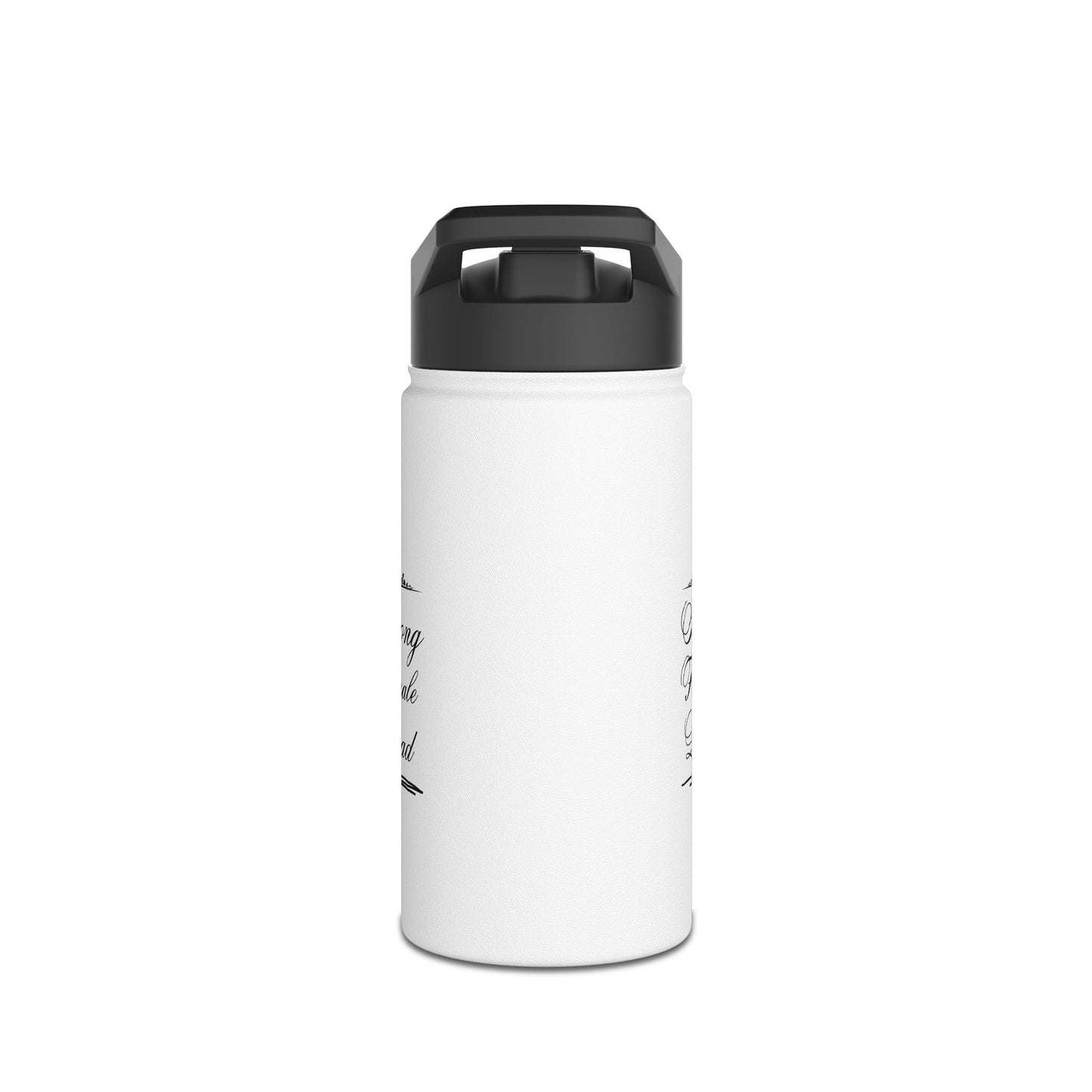 Strong Female  Stainless Steel Water Bottle, Standard Lid