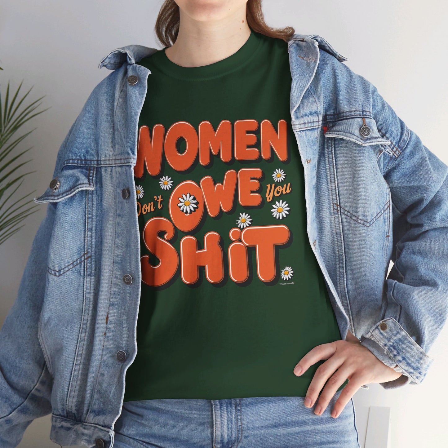 Women Don't Women Heavy Cotton Tee