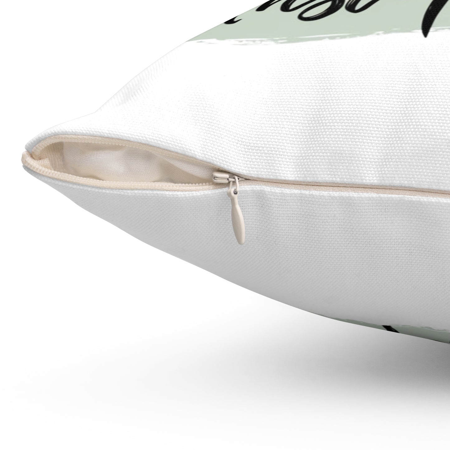 Empowered Spun Polyester Square Pillow