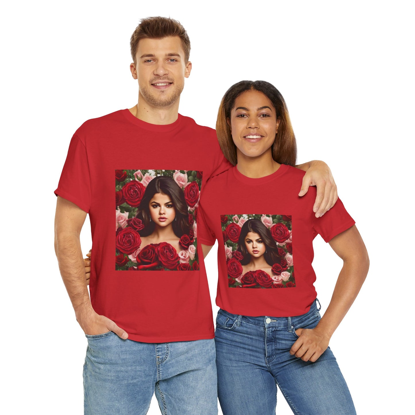 Selena Gomez T Shirt with Hearts