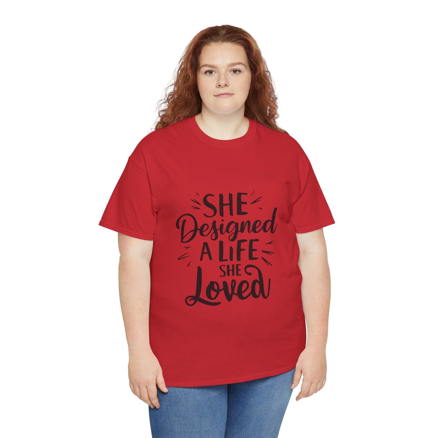 She Designed A Life T Shirt with Hearts