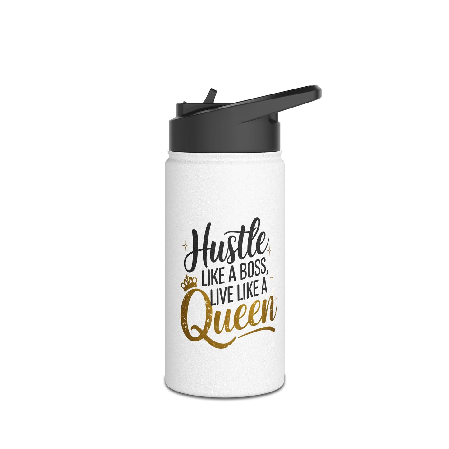 Hustle  Stainless Steel Water Bottle, Standard Lid