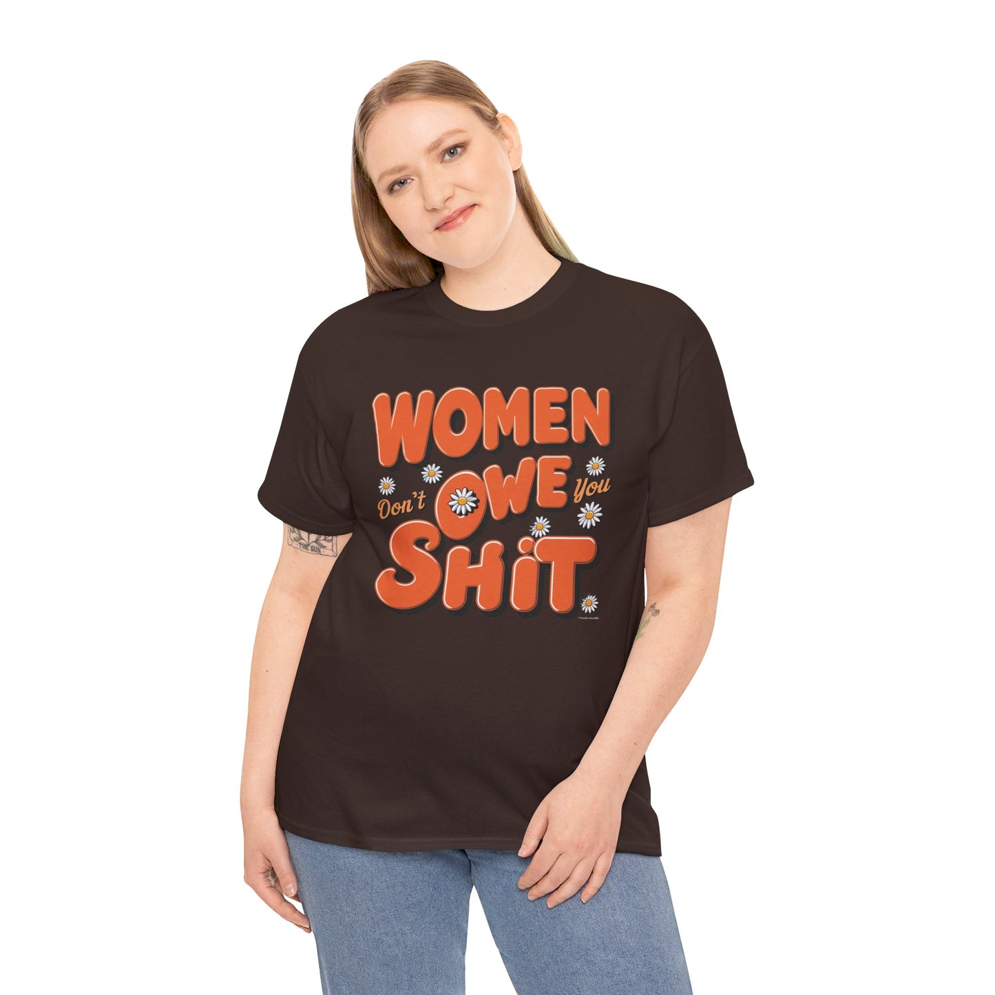 Women Don't Women Heavy Cotton Tee