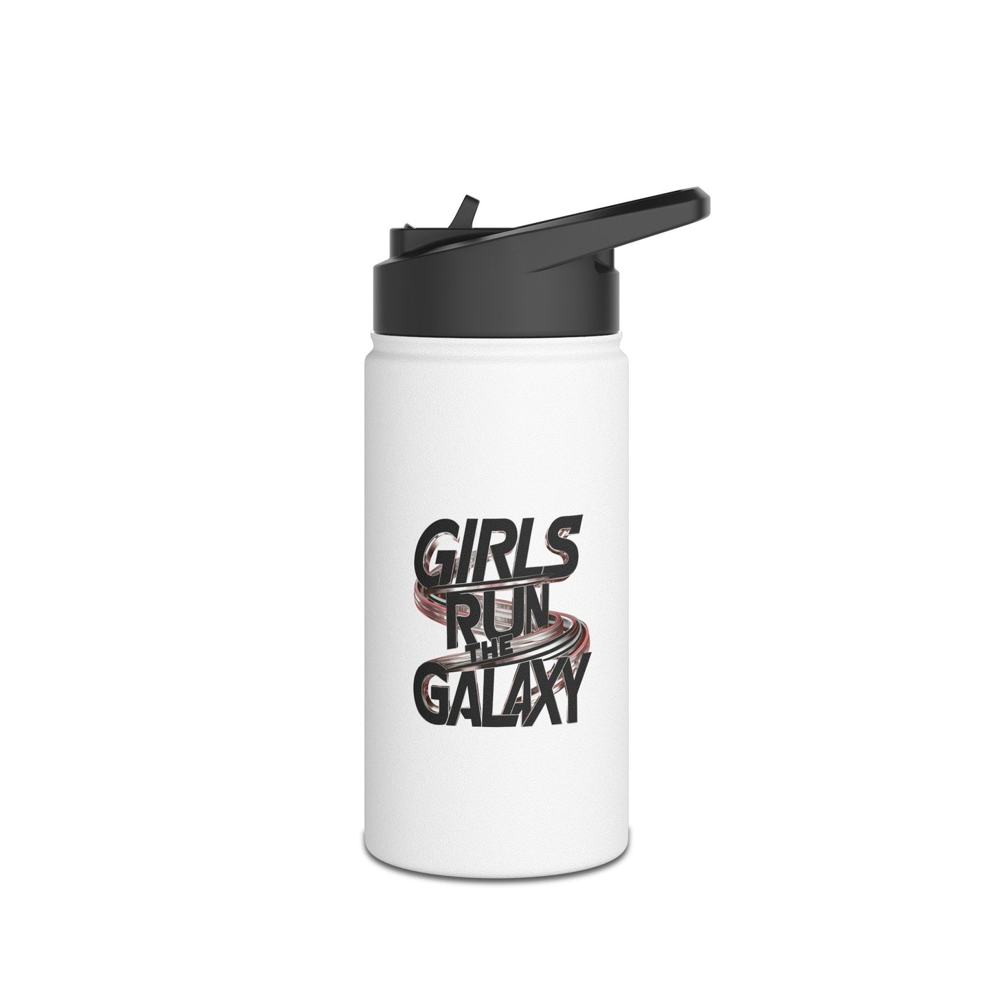 Girls Run  Stainless Steel Water Bottle, Standard Lid