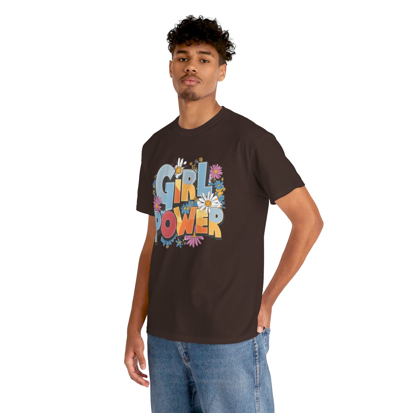 Girl Power Women Heavy Cotton Tee