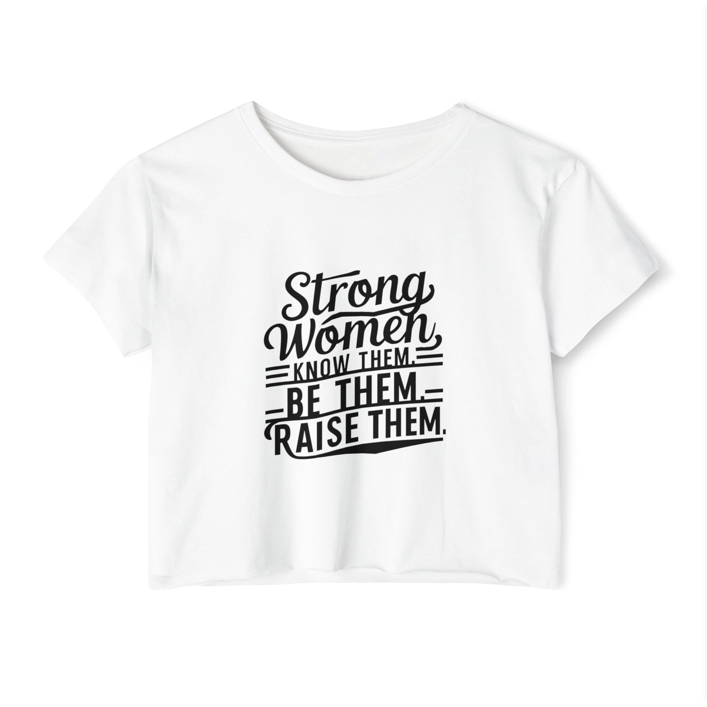 Strong Women know Women's Festival Crop Top
