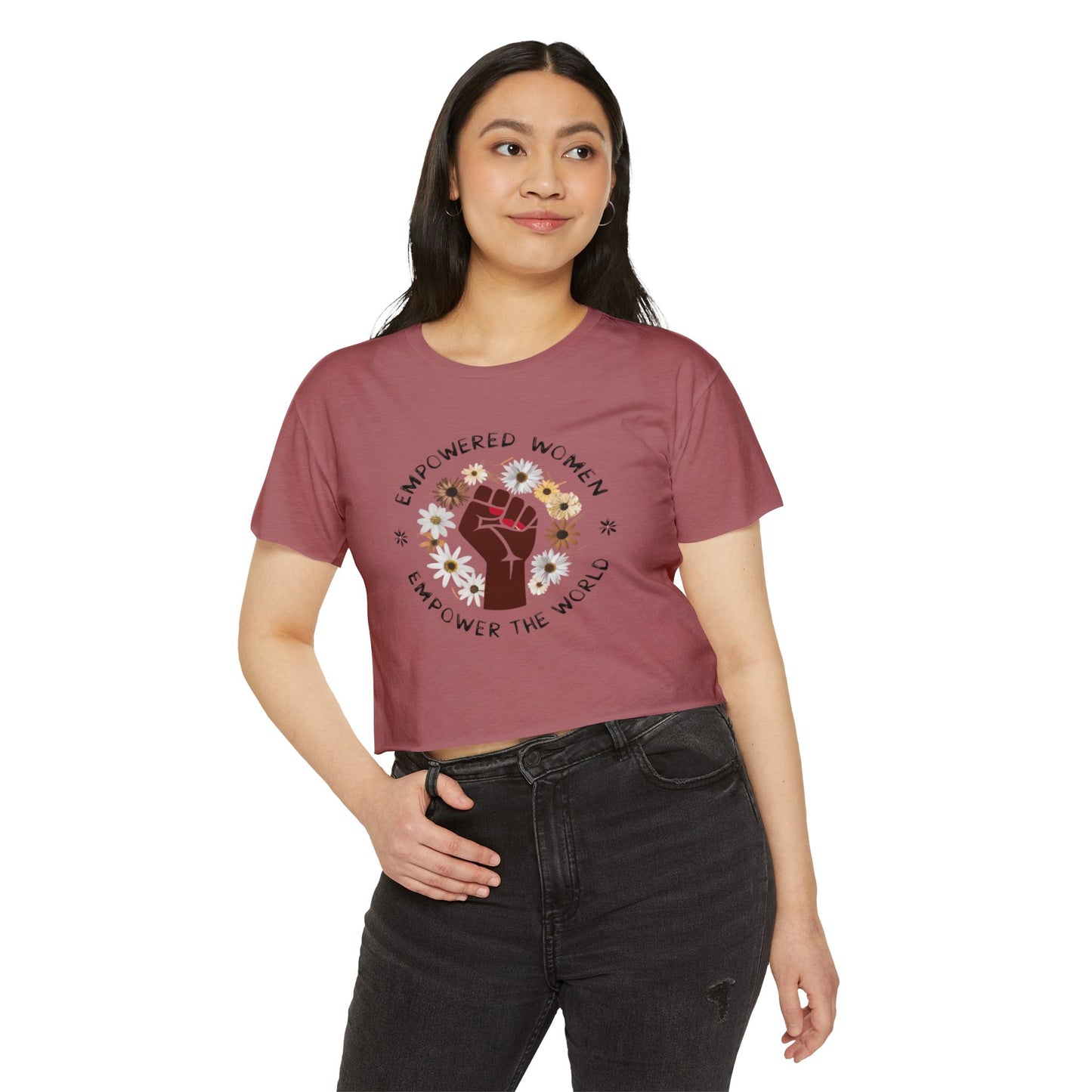 Empowered Women Women's Festival Crop Top