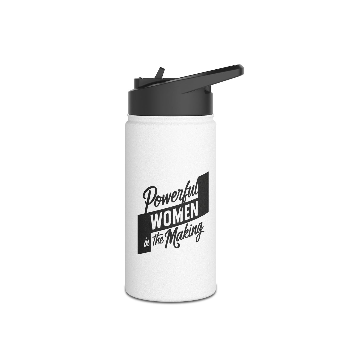 Powerful Stainless Steel Water Bottle, Standard Lid