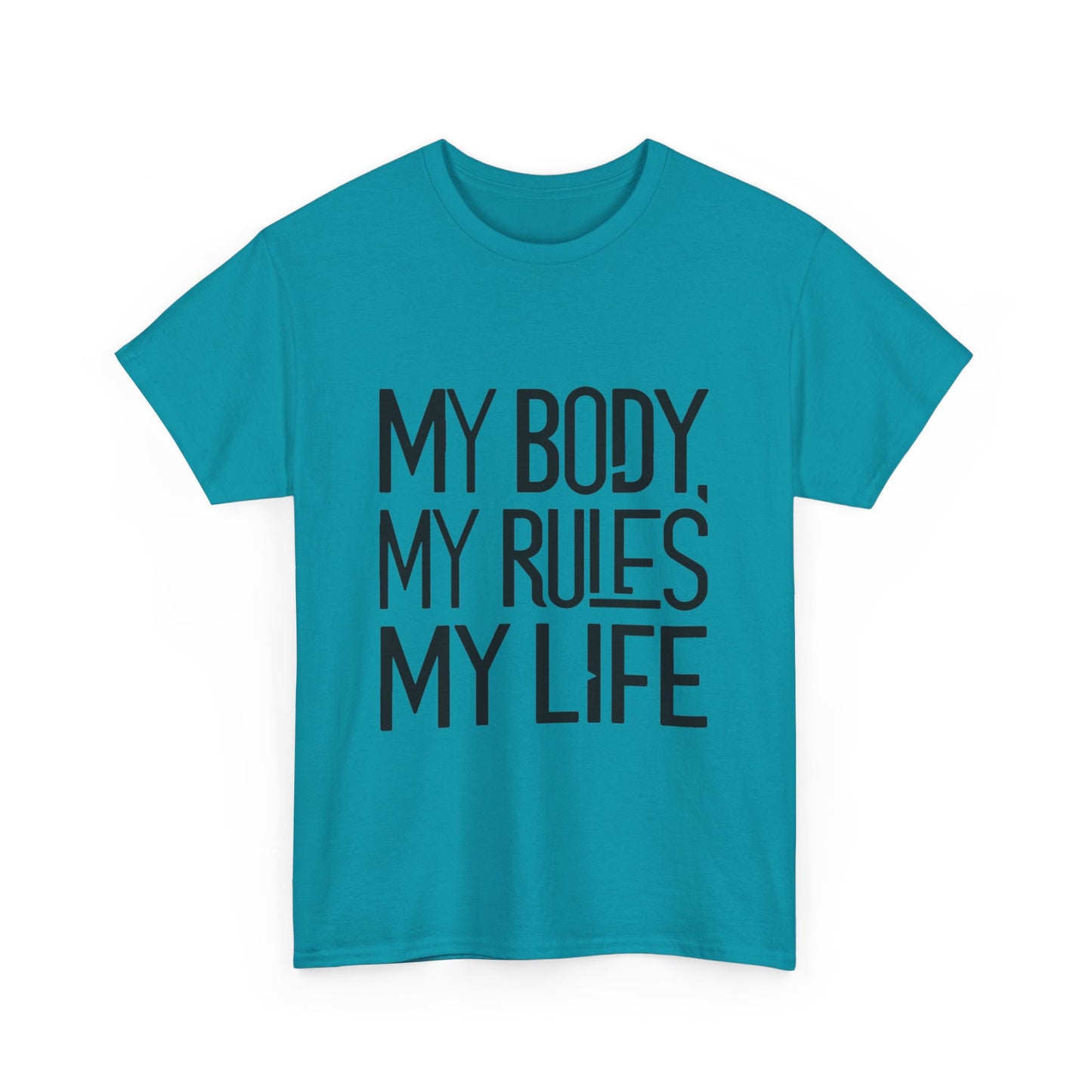 My Body, My Rules Women Heavy Cotton Tee