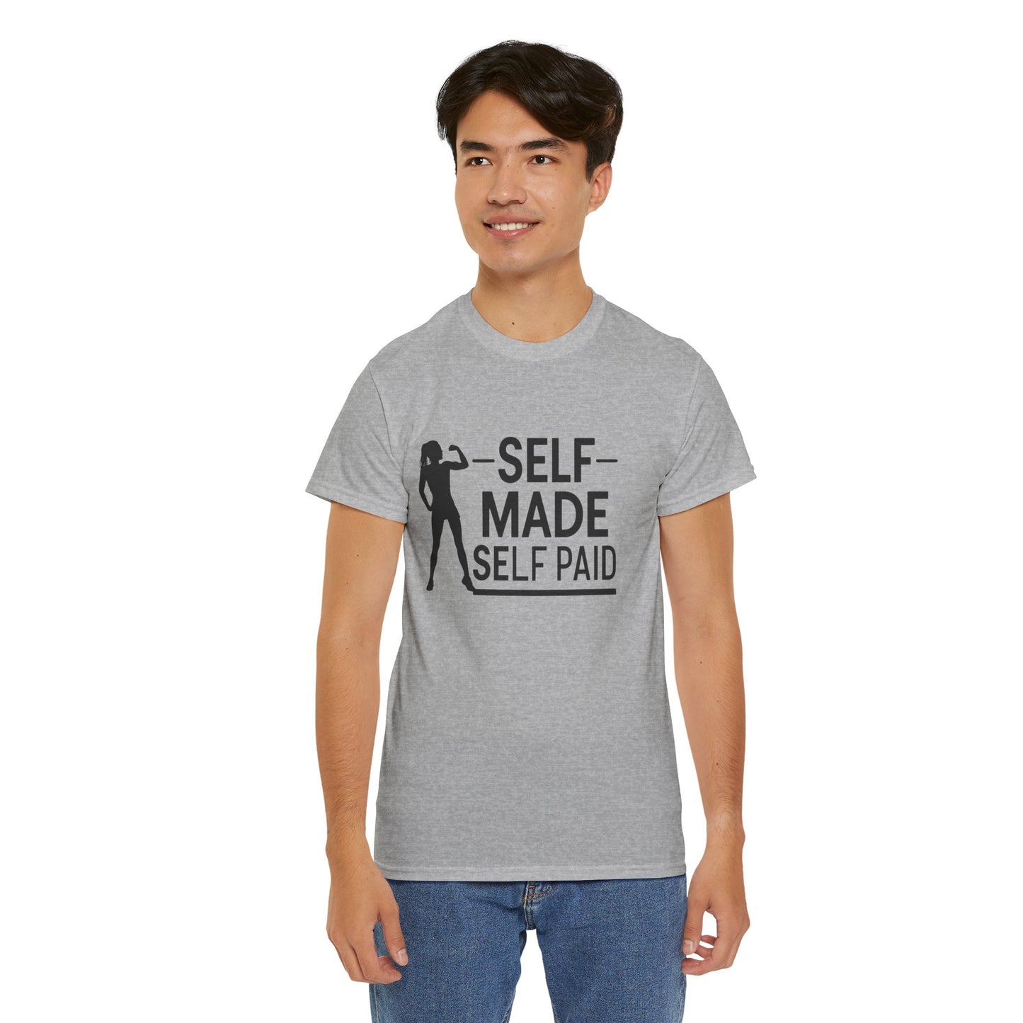 Self Made Printed T Shirt with Hearts
