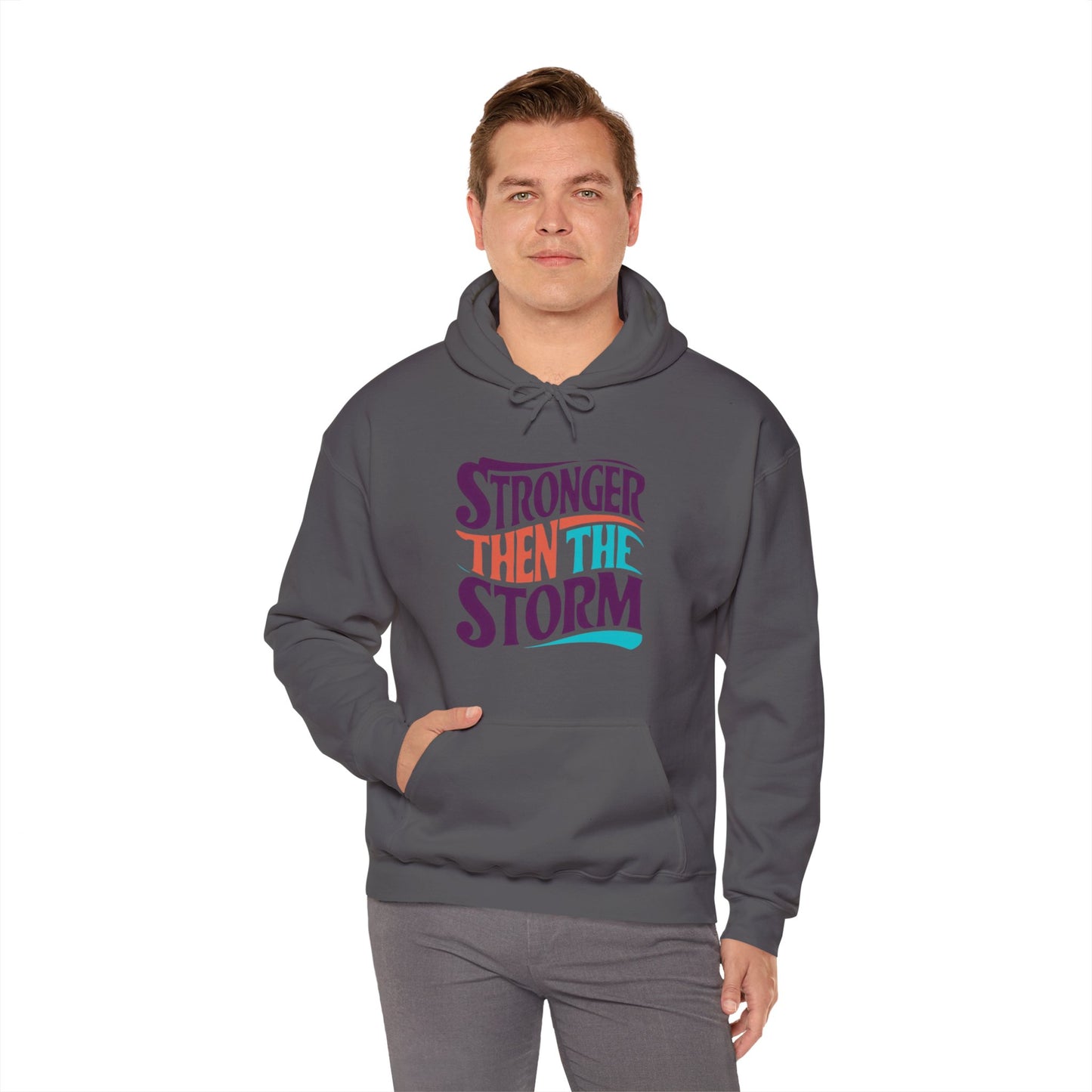 Stronger Than The Storm Unisex Heavy Blend™ Hooded Sweatshirt