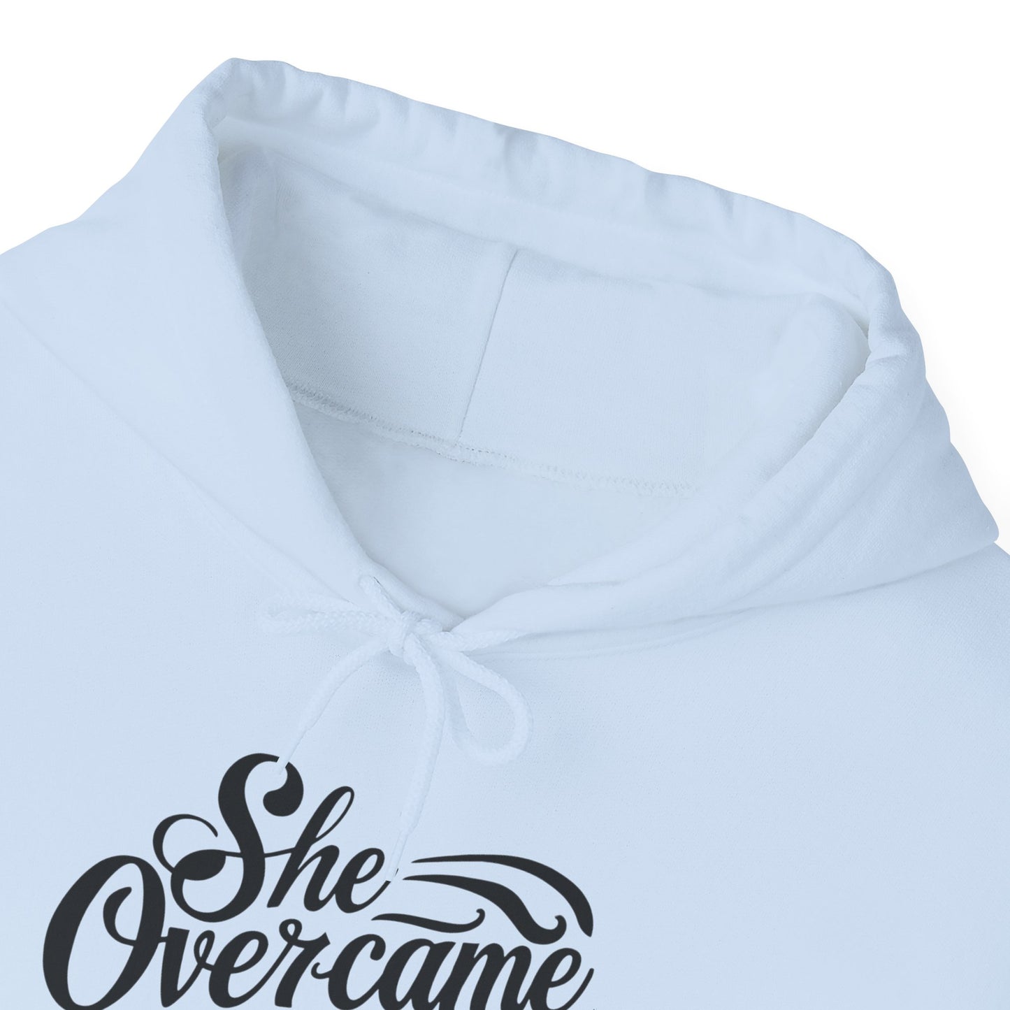 She Overcame Unisex Heavy Blend™ Hooded Sweatshirt