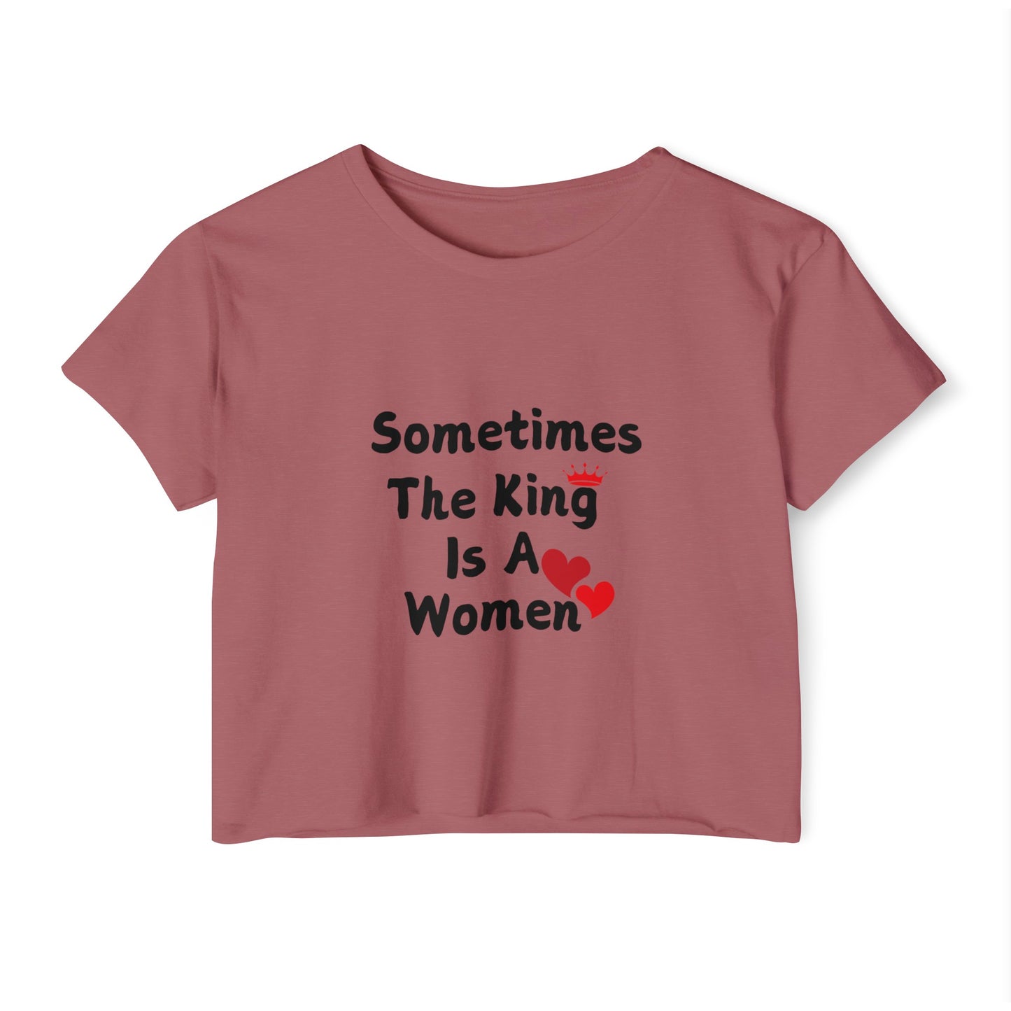 Sometimes the Women's Festival Crop Top