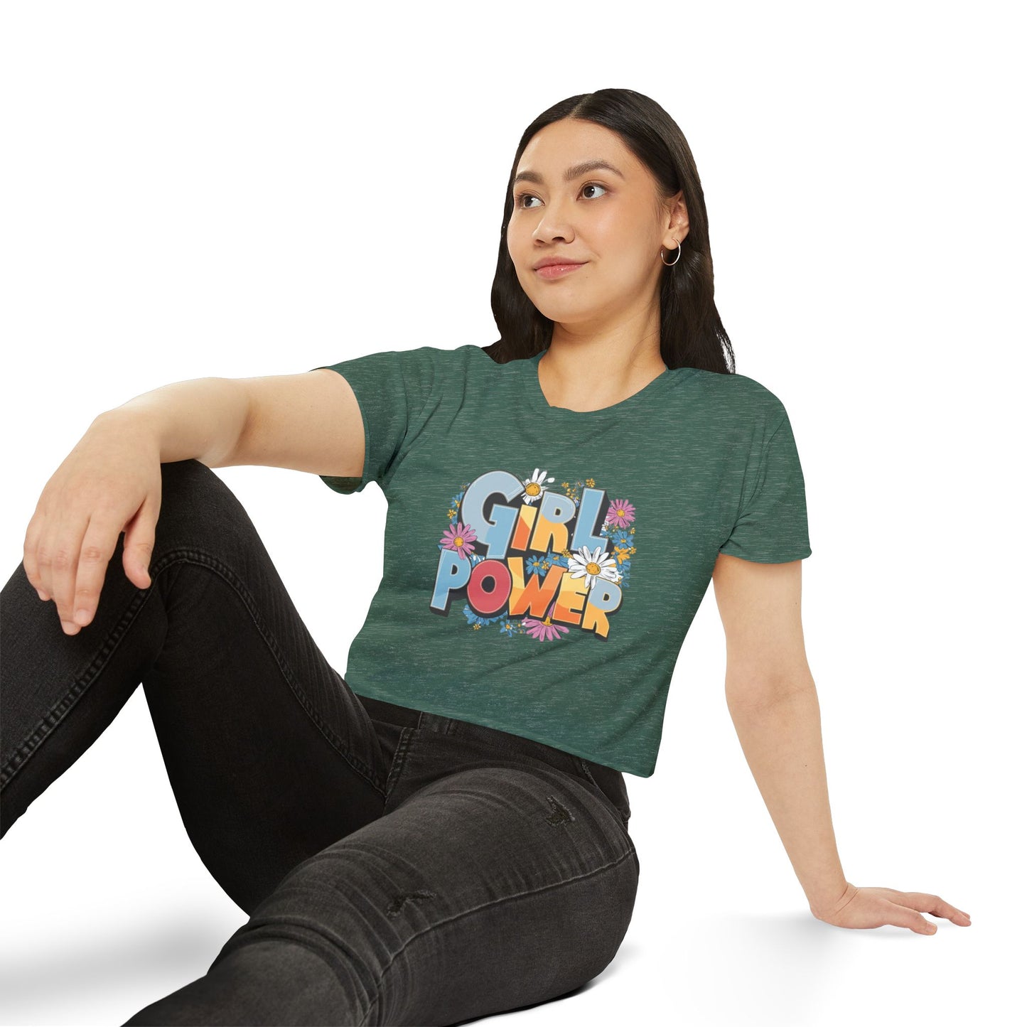 Girl Power Women's Festival Crop Top
