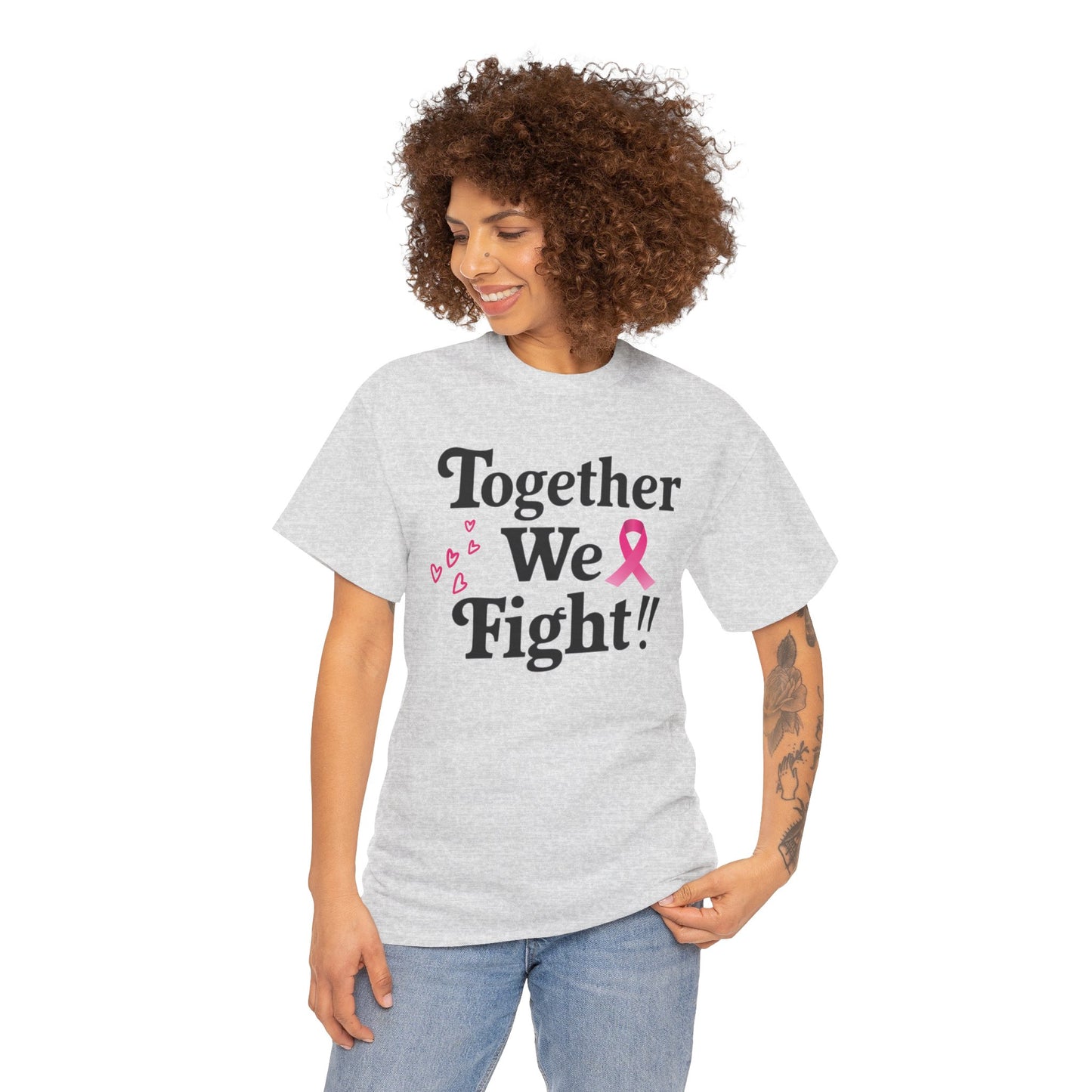 Together We Fight Unisex Heavy Cotton Tee