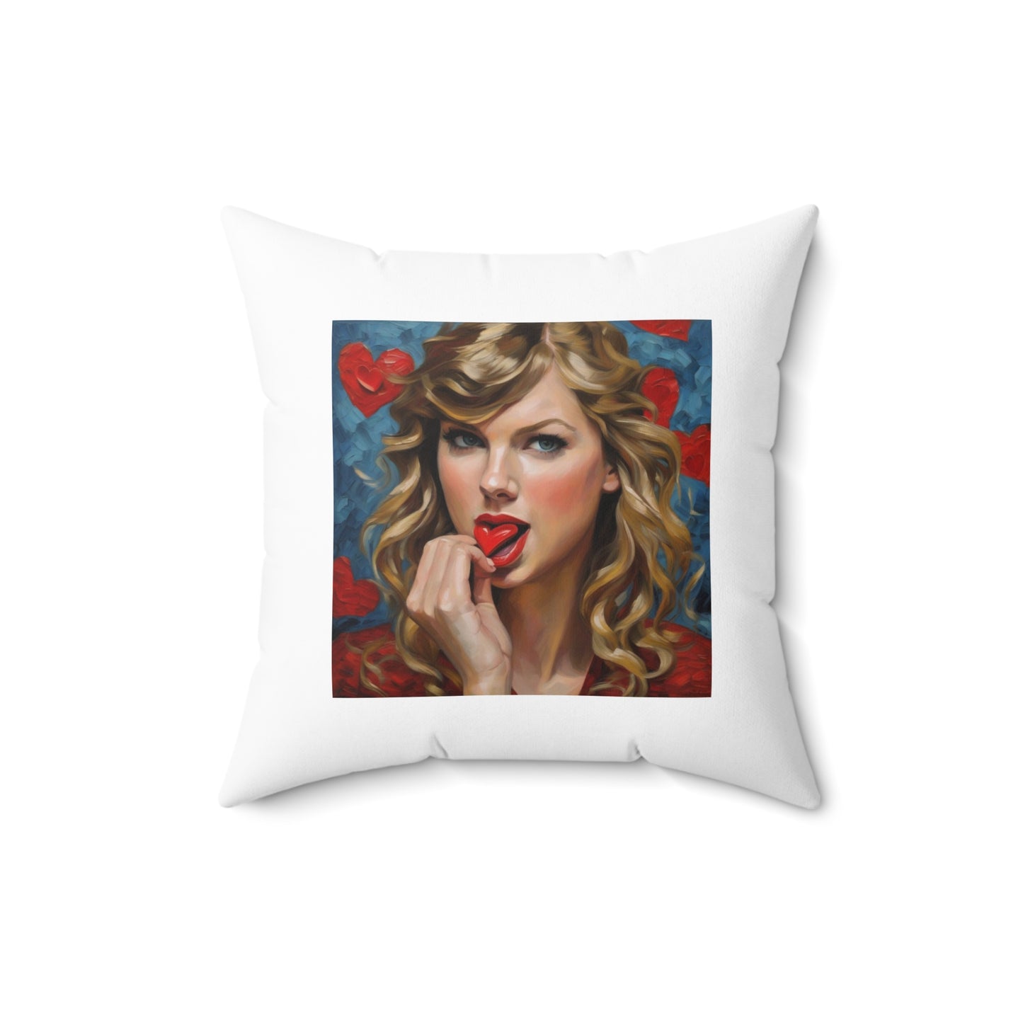 Women Spun Polyester Square Pillow