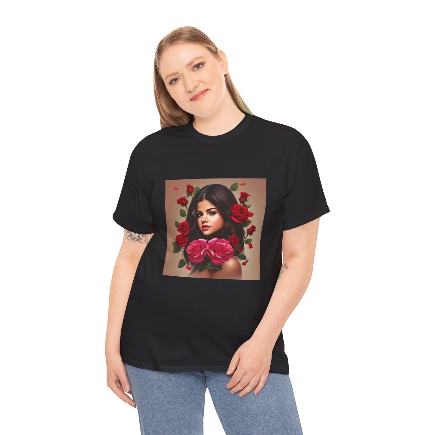 Selena Gomez T Shirt with Hearts