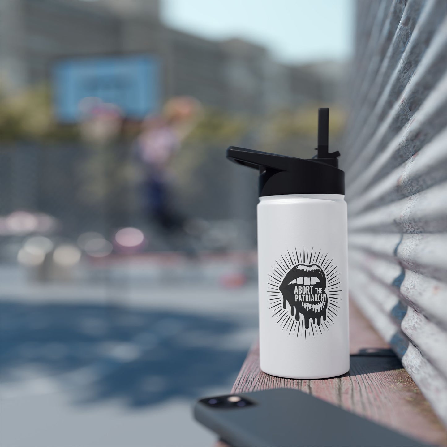 Abort Stainless Steel Water Bottle, Standard Lid