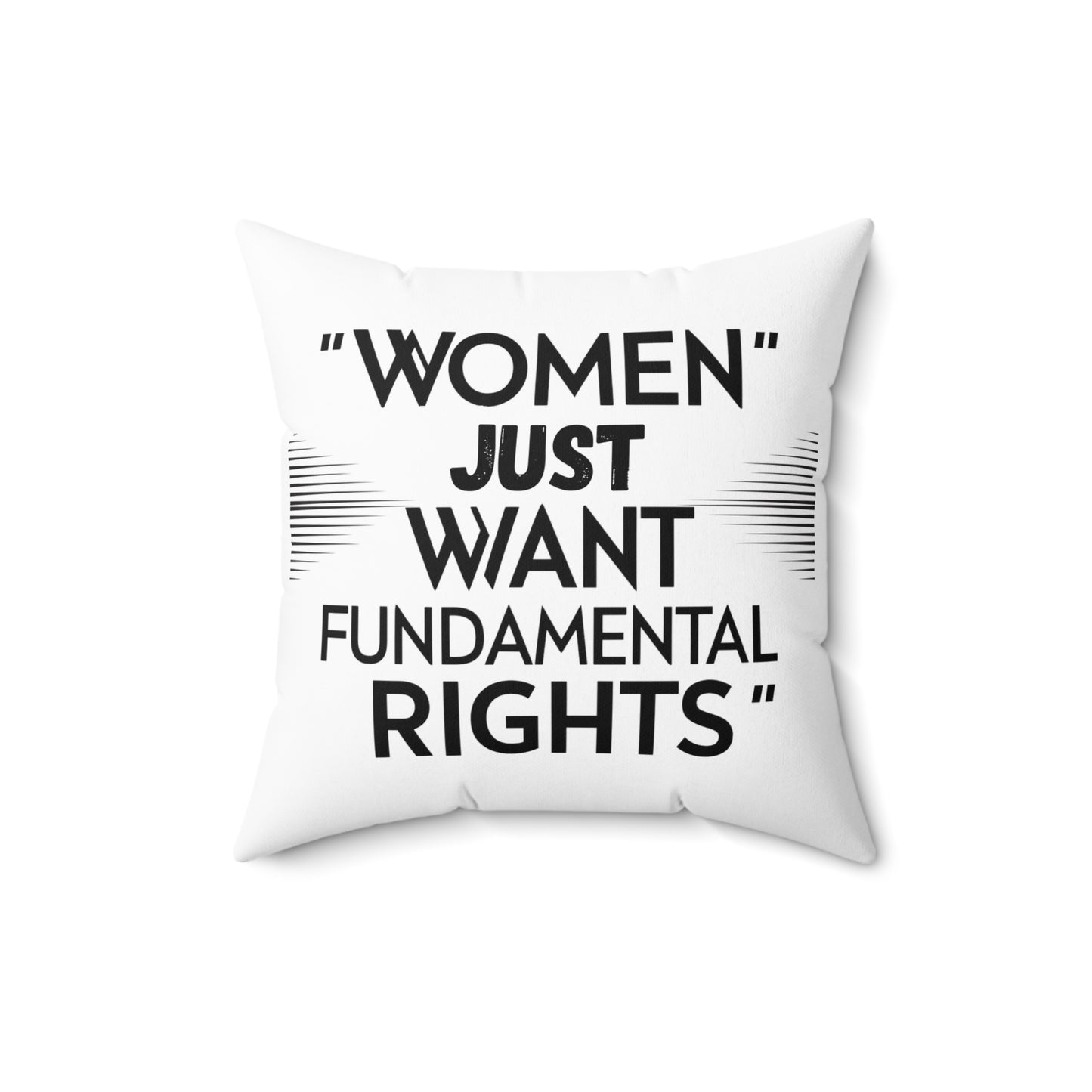 Women Spun Polyester Square Pillow