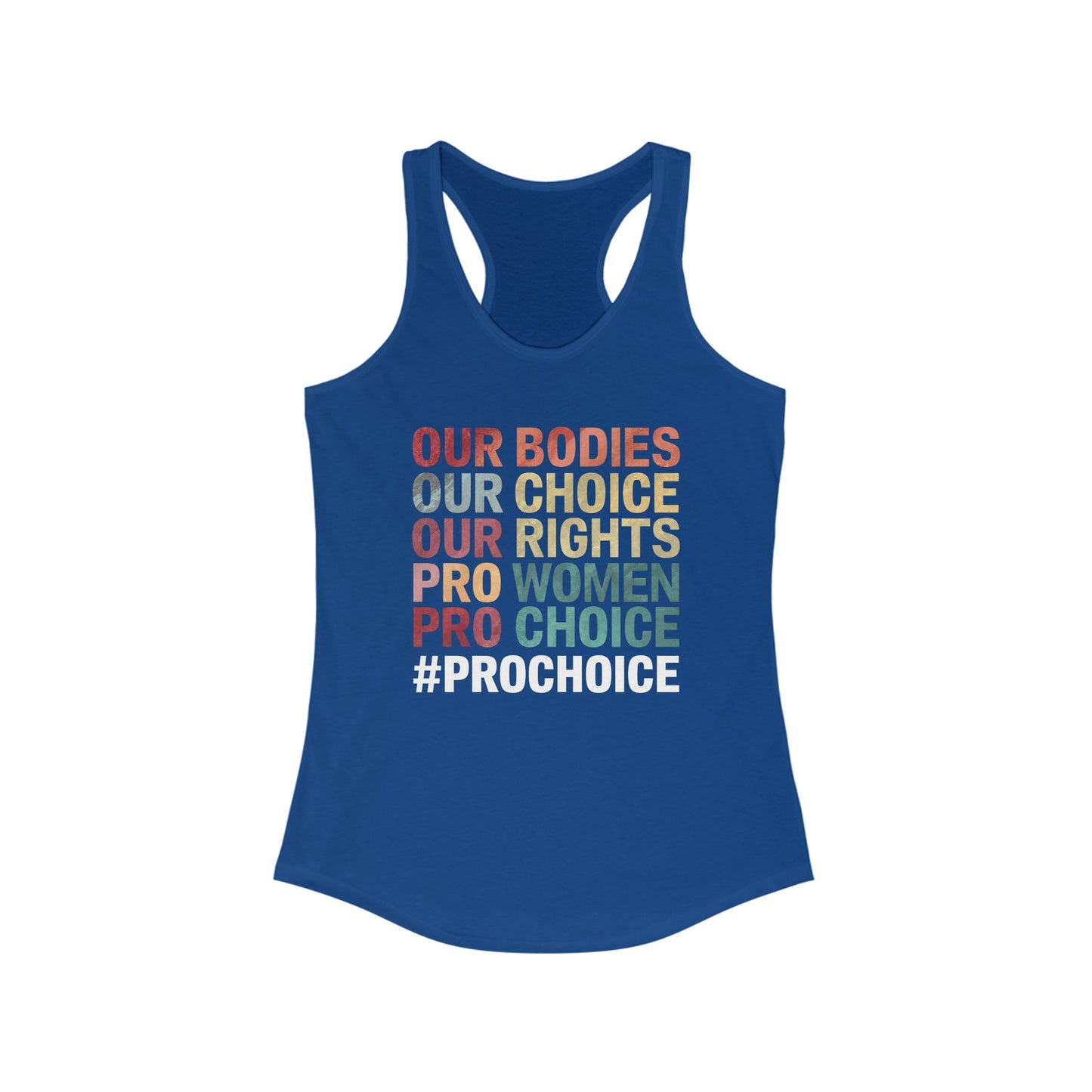 Our Bodies Women's Ideal Racerback Tank