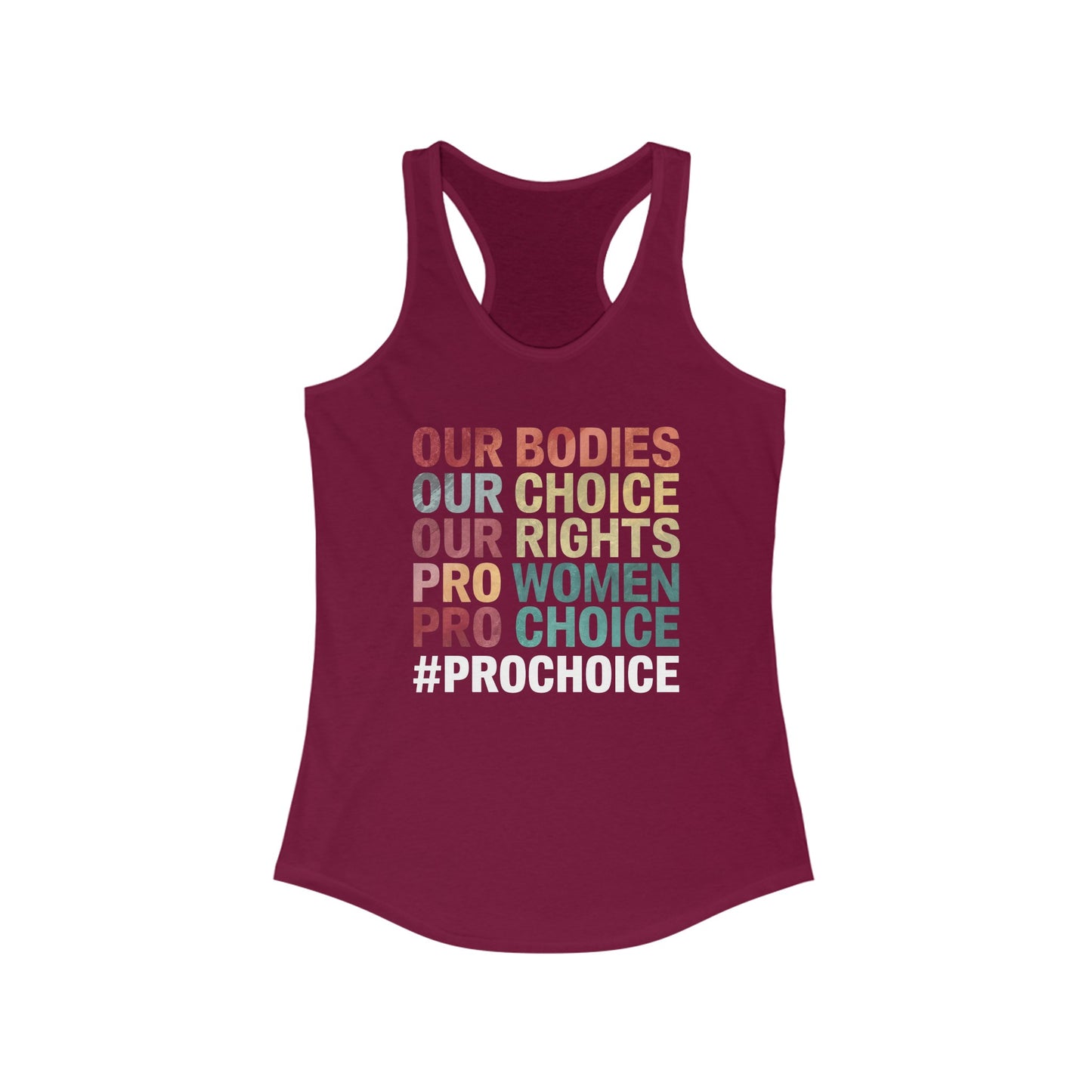Our Bodies Women's Ideal Racerback Tank