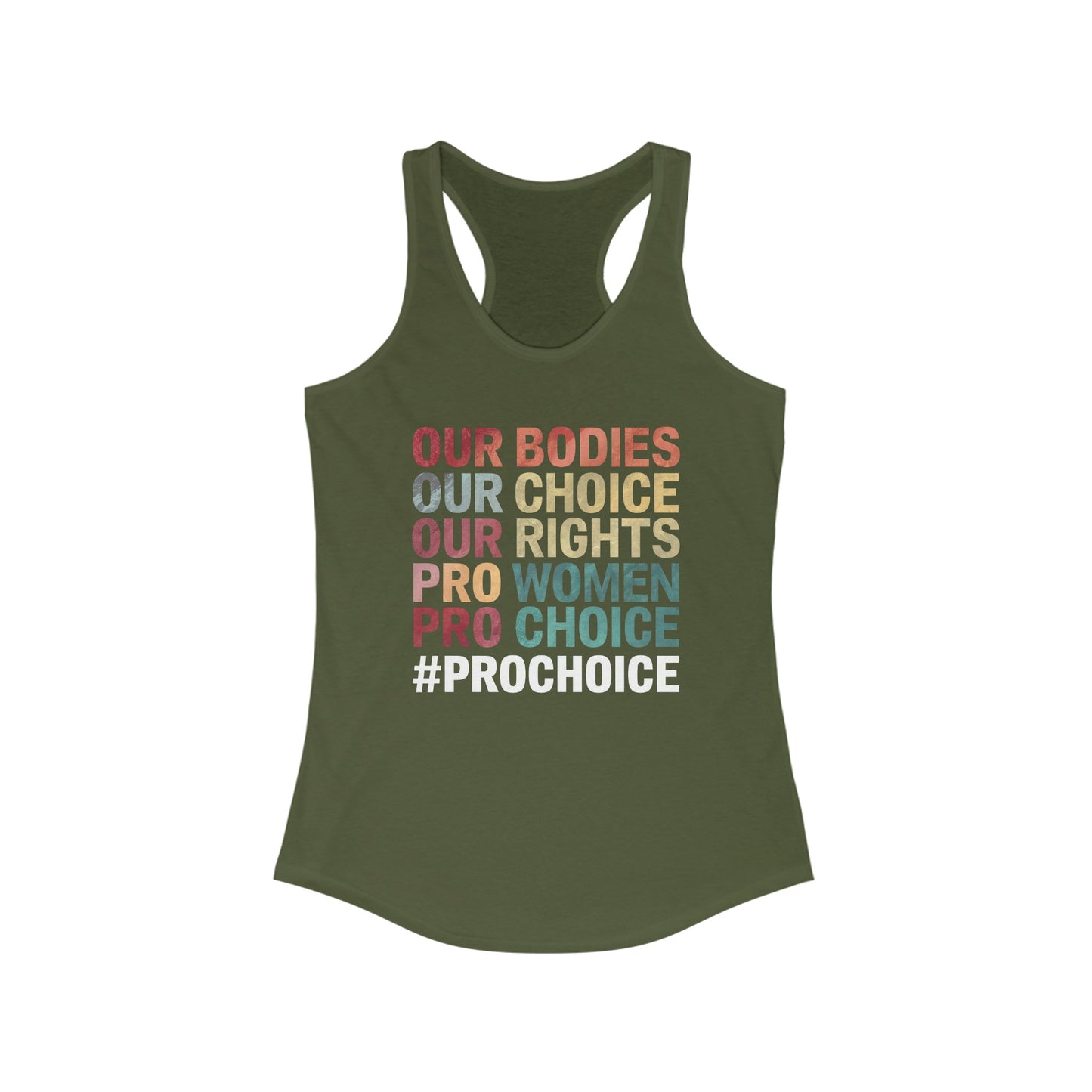 Our Bodies Women's Ideal Racerback Tank