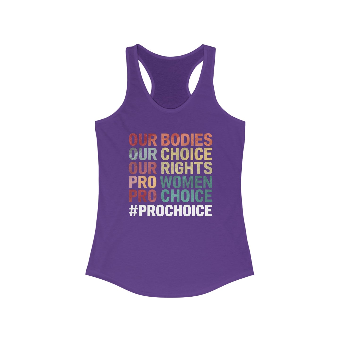 Our Bodies Women's Ideal Racerback Tank