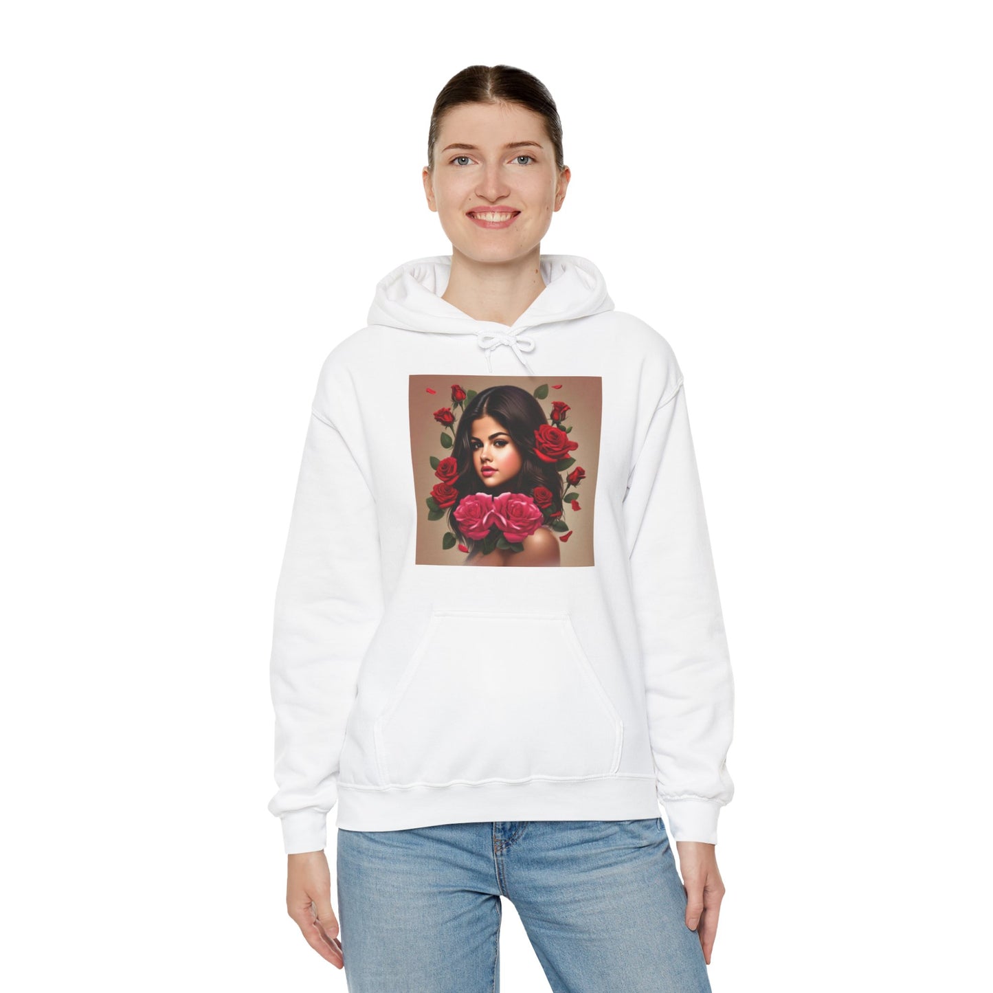 Selena Gomez Printed Unisex Heavy Blend™ Hooded Sweatshirt