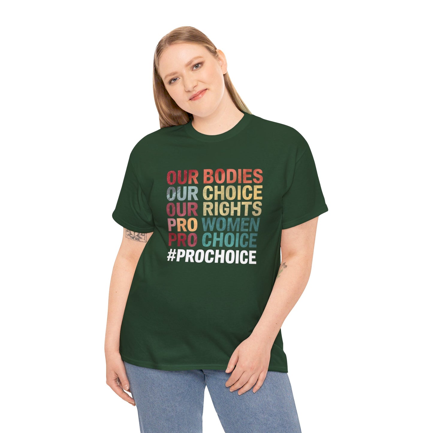 Our Bodies Women Heavy Cotton Tee