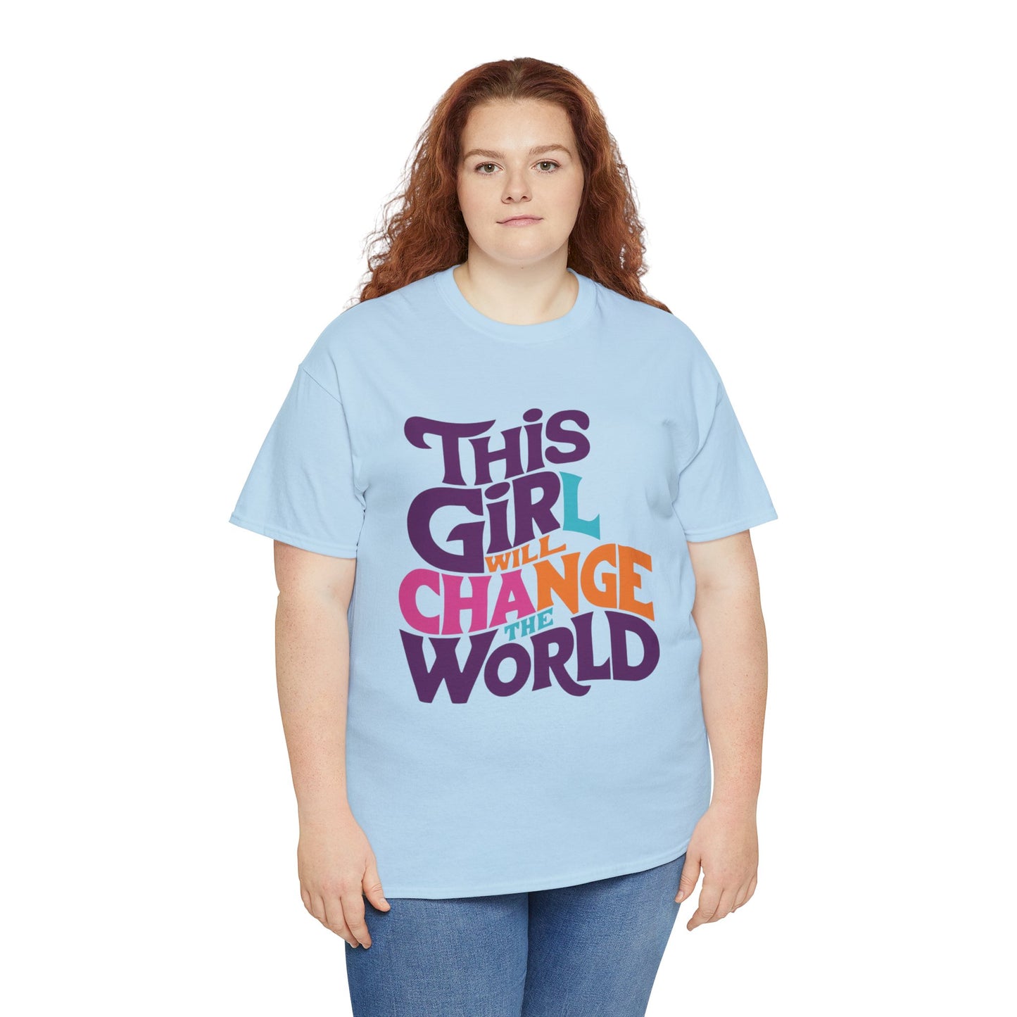 This Girl Printed  T Shirt with Hearts