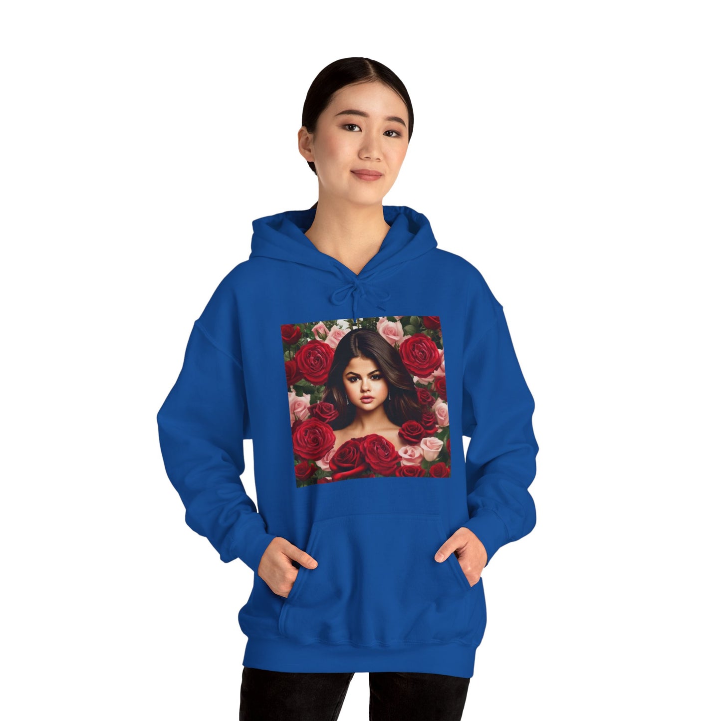 Selena Gomez Printed Unisex Heavy Blend™ Hooded Sweatshirt