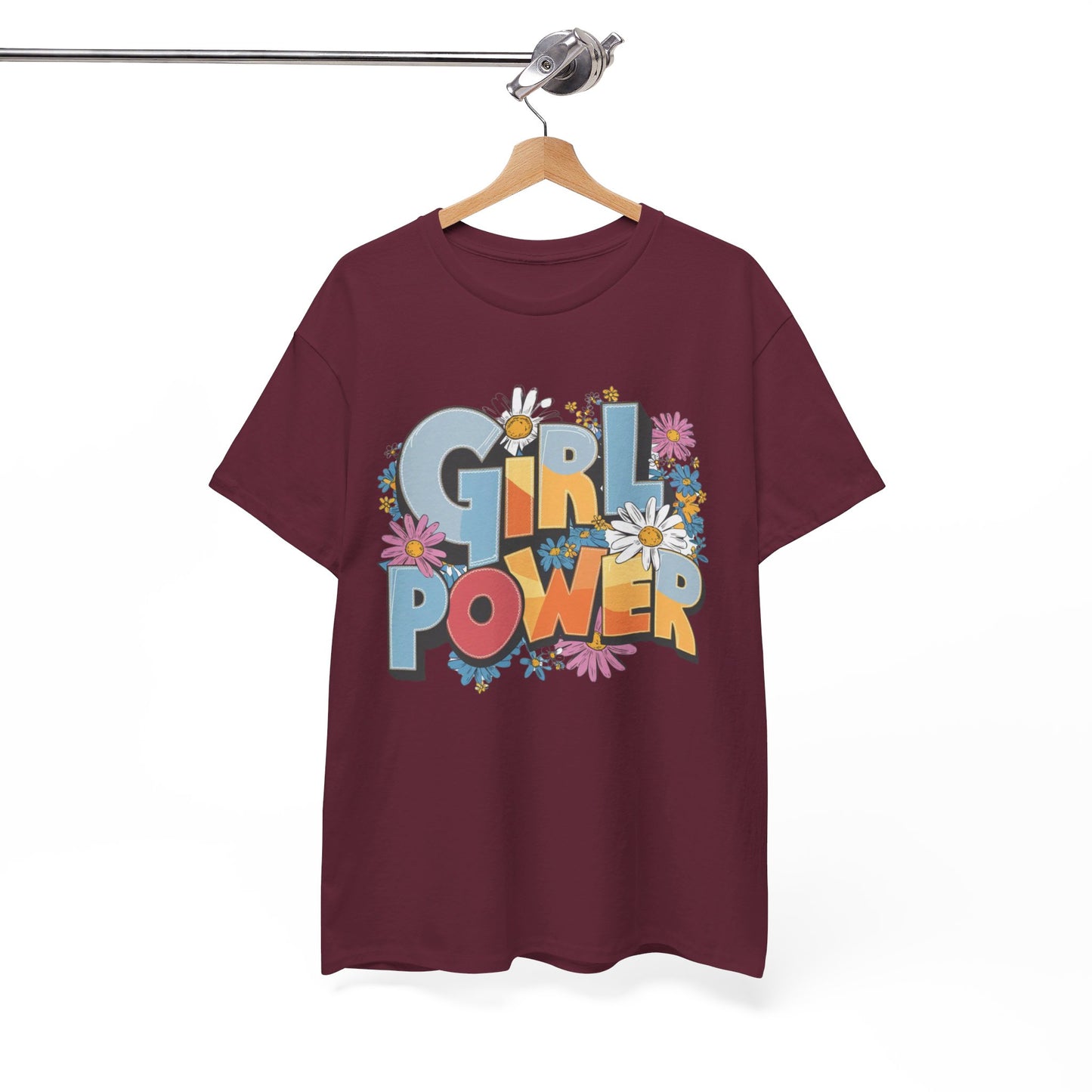 Girl Power Women Heavy Cotton Tee