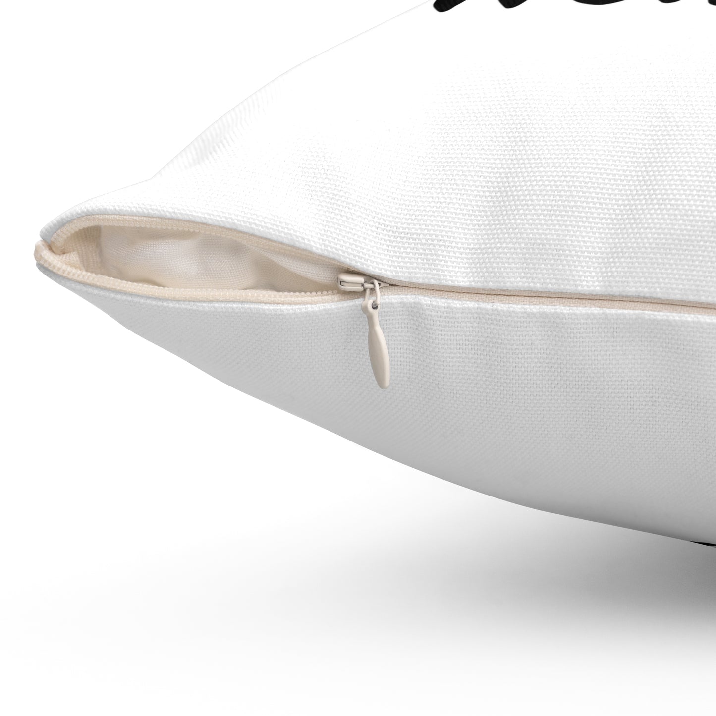 Sometimes Spun Polyester Square Pillow