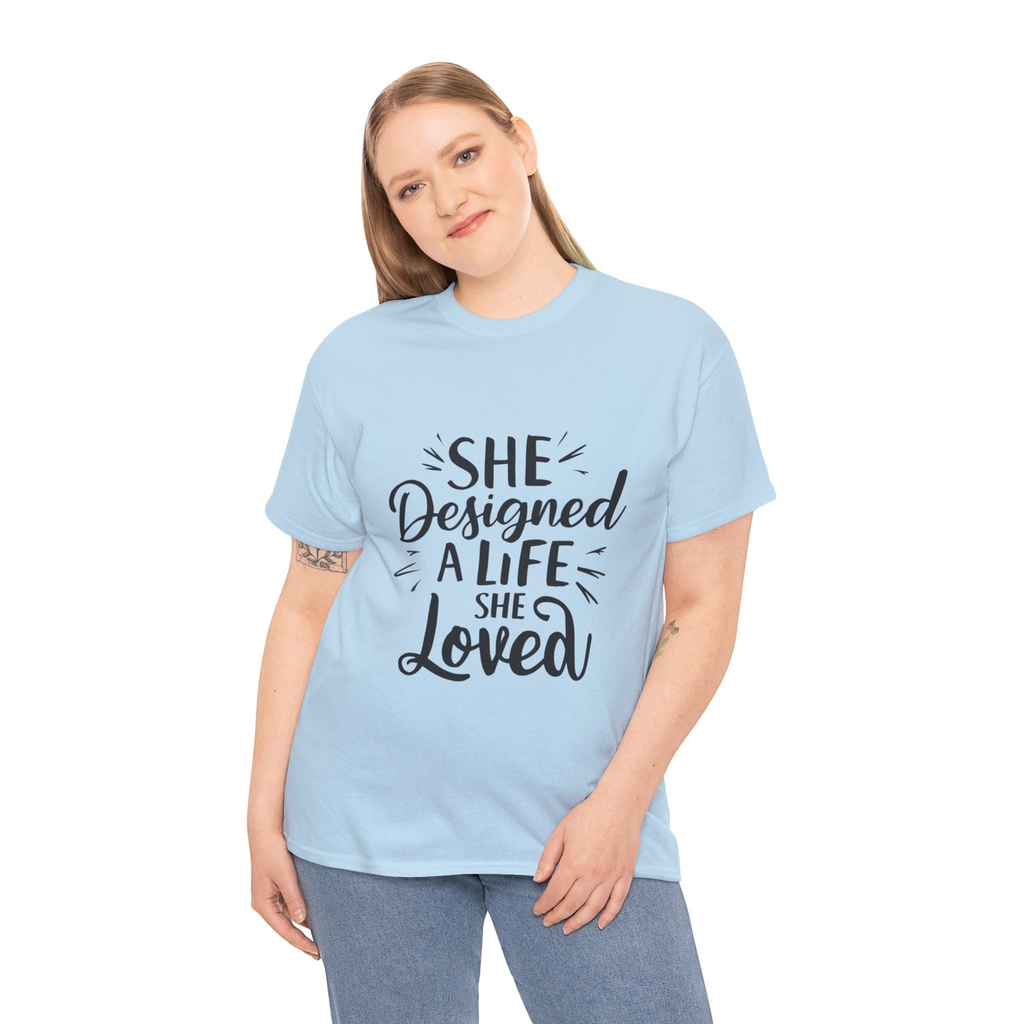 She Designed A Life T Shirt with Hearts