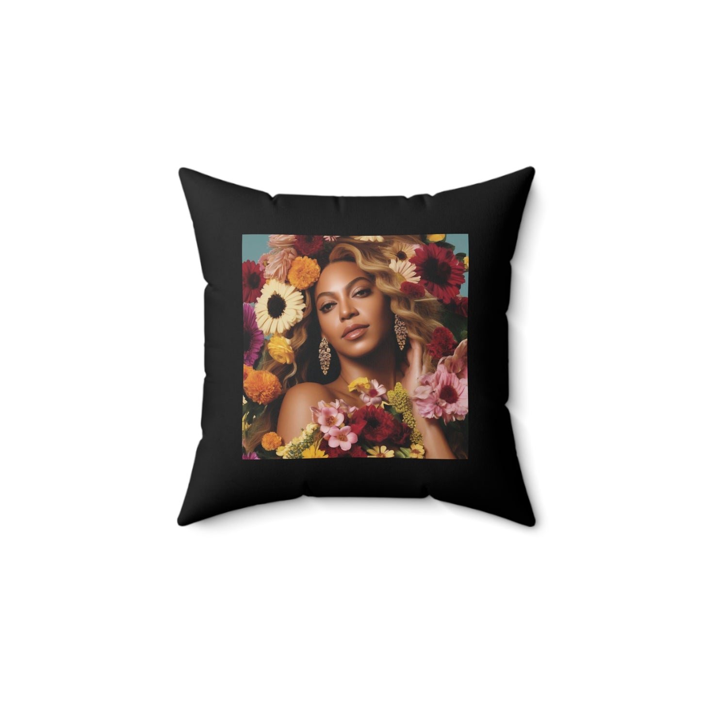 Women Spun Polyester Square Pillow