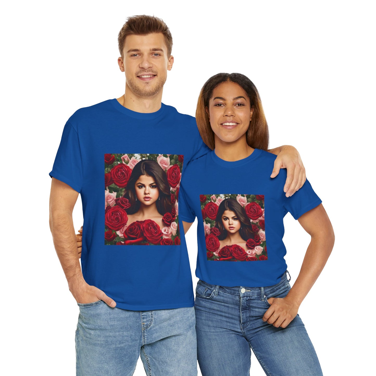 Selena Gomez T Shirt with Hearts