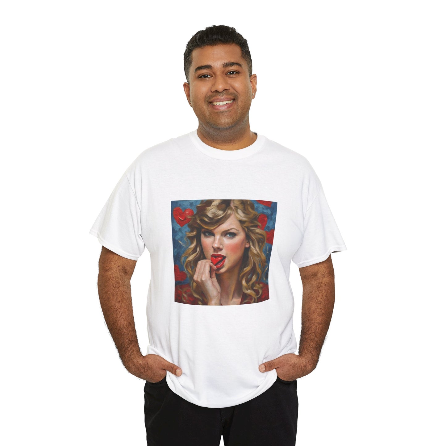 Taylor Swift T Shirt with Hearts