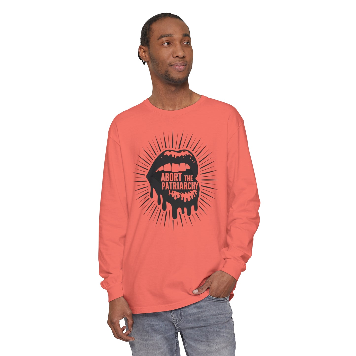 Abort The Women Garment-dyed Long Sleeve T-Shirt
